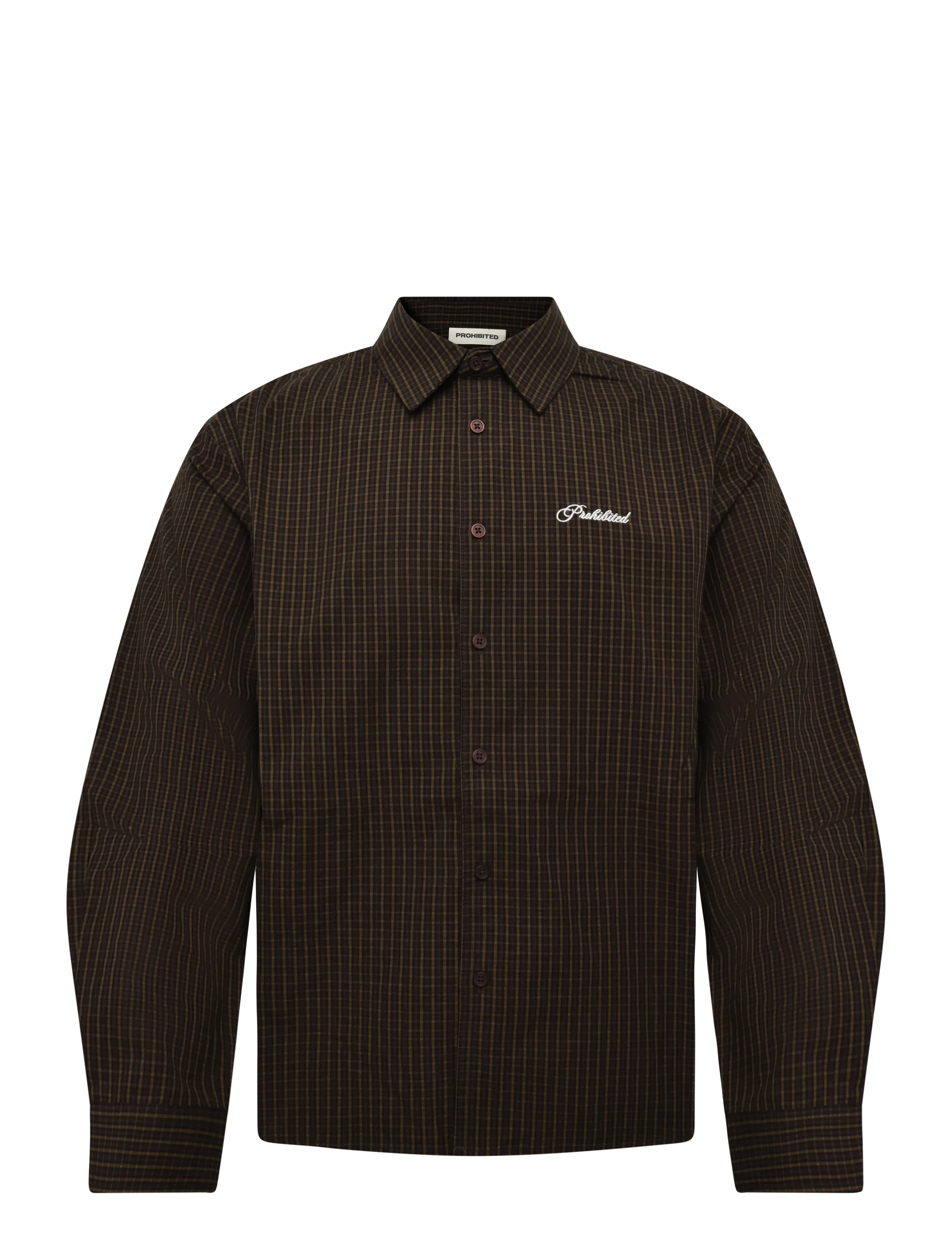 Prohibited - Revoke Dress Shirt - long-sleeved shirts - brown - 1