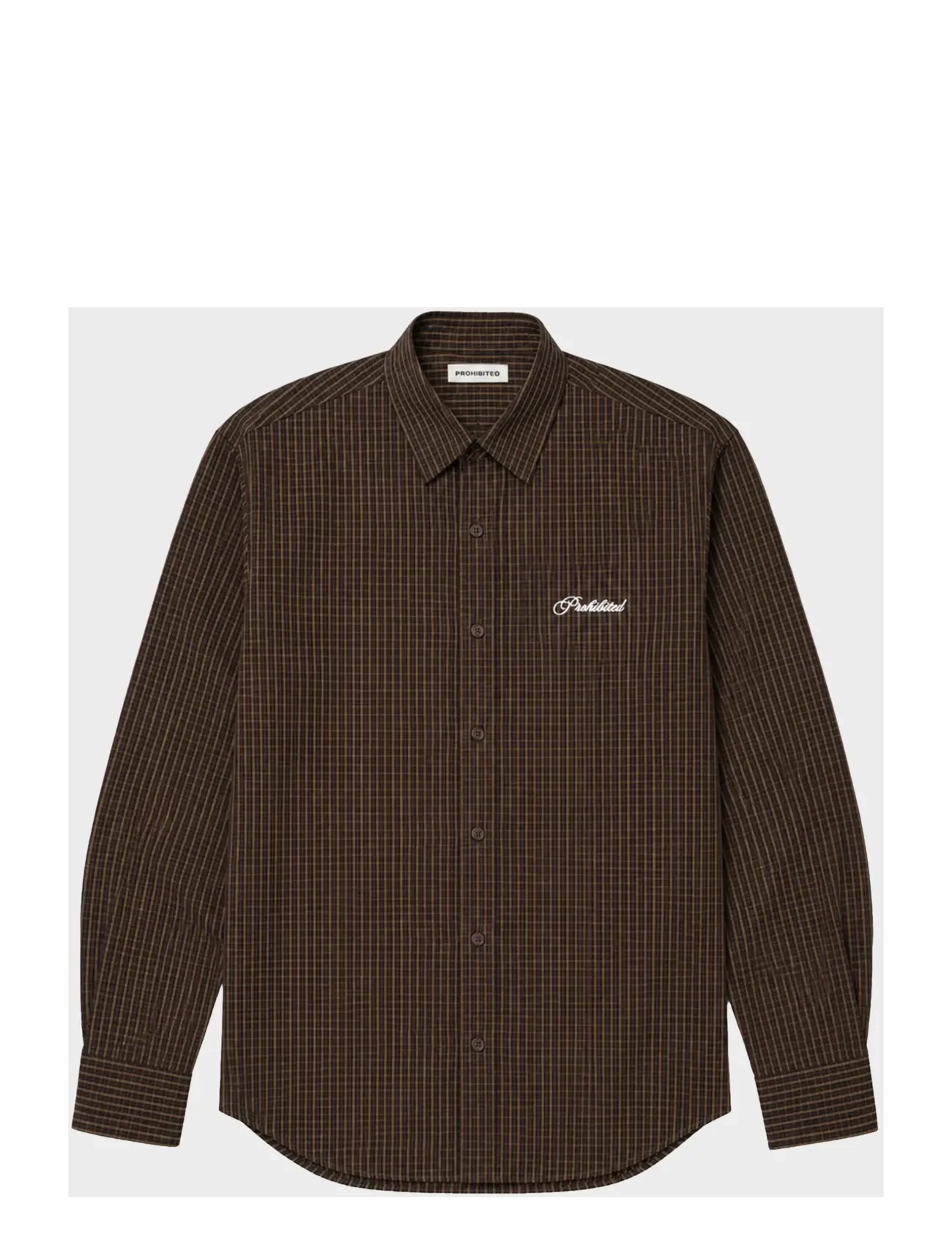 Prohibited - Revoke Dress Shirt - long-sleeved shirts - brown - 1