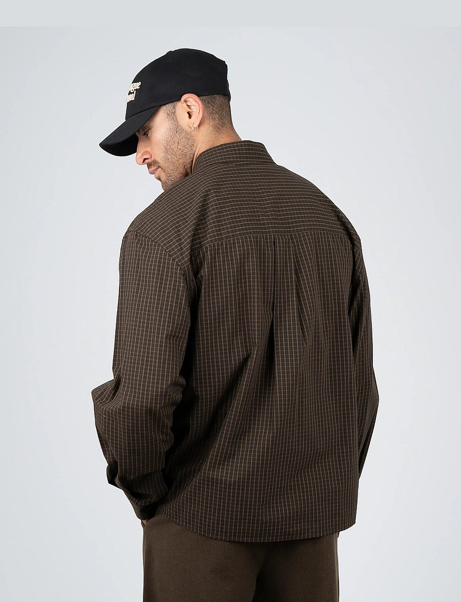 Prohibited - Revoke Dress Shirt - long-sleeved shirts - brown - 2