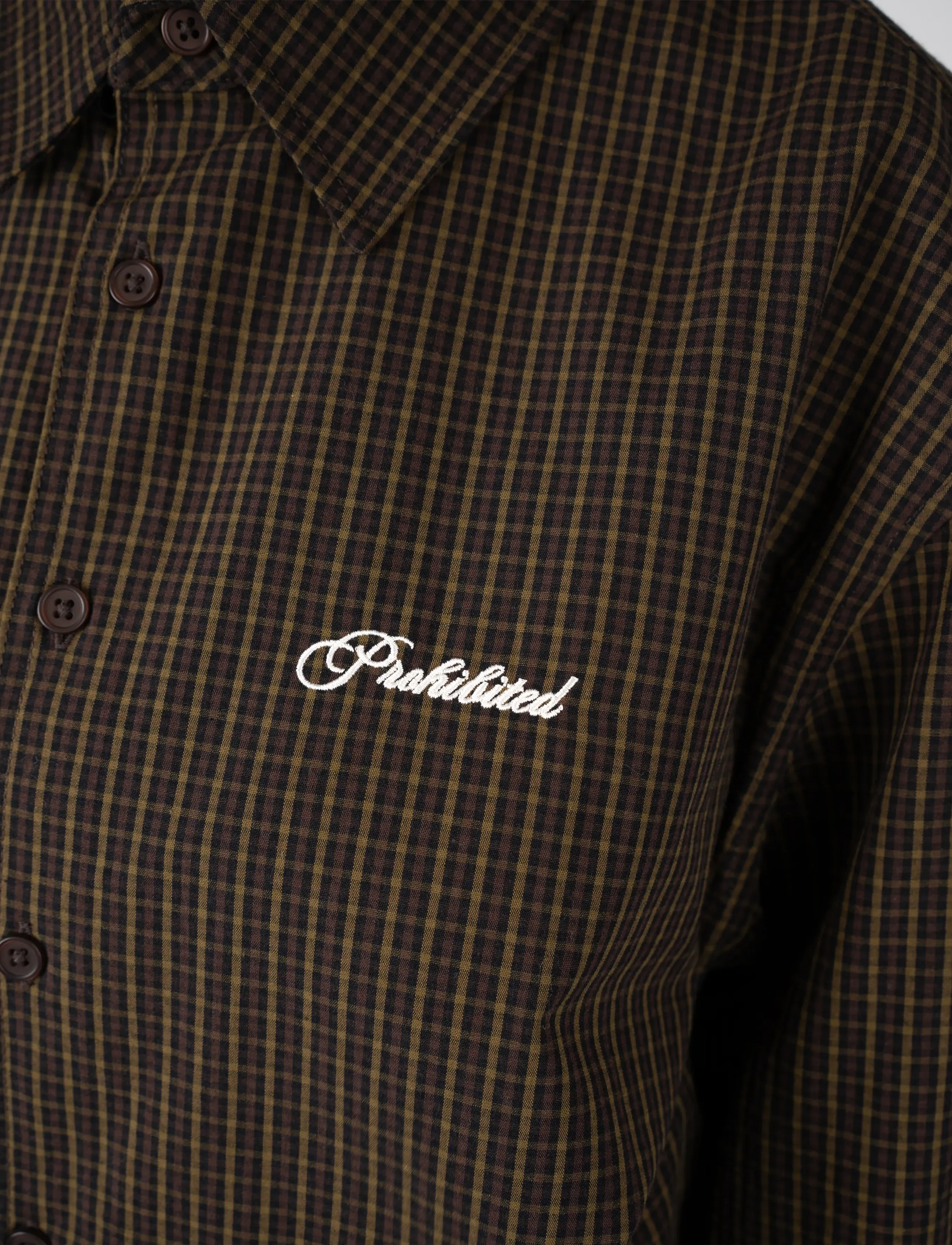 Prohibited - Revoke Dress Shirt - long-sleeved shirts - brown - 5