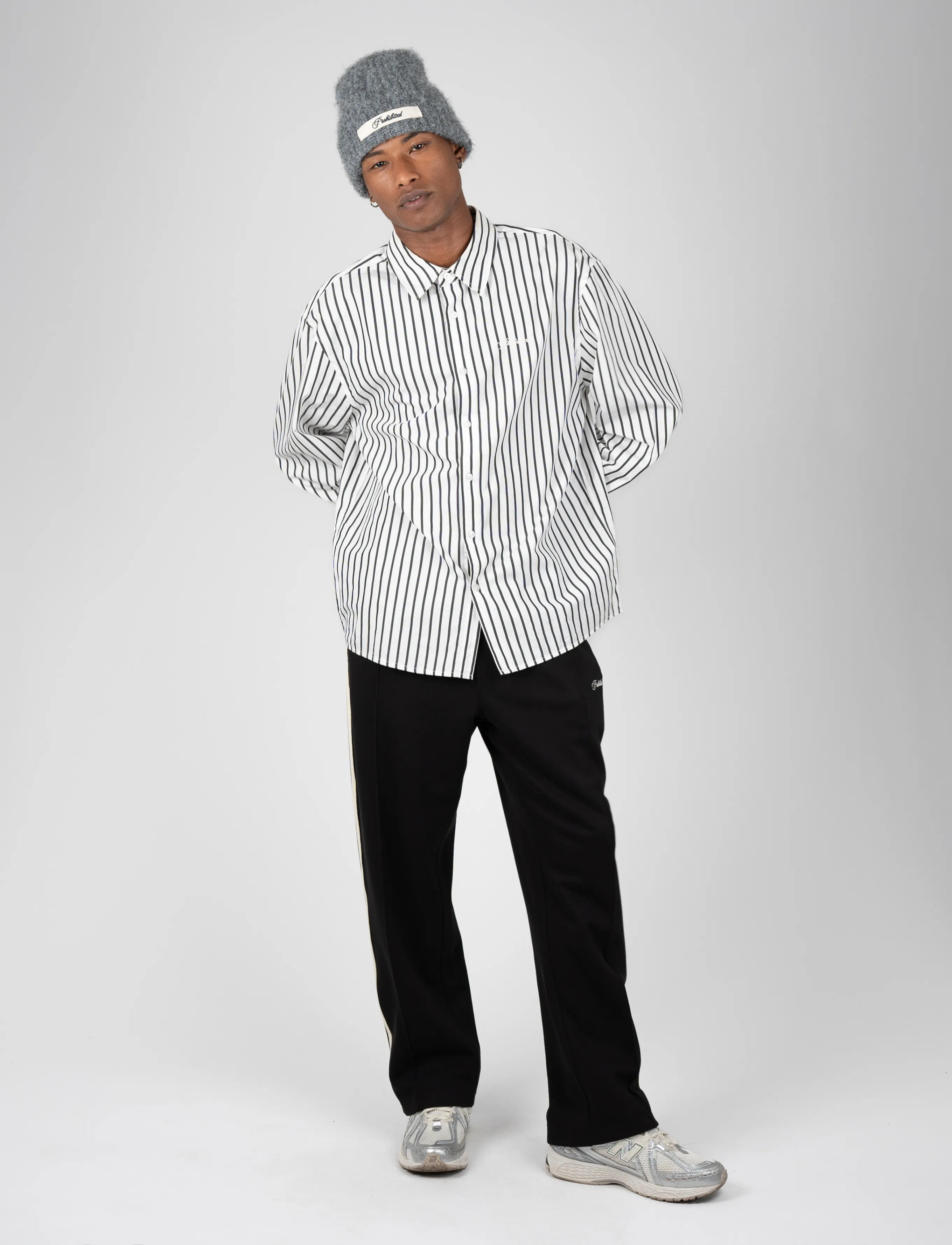 Prohibited Reverse Dress Shirt - Osta stiili järgi - WHITE / white