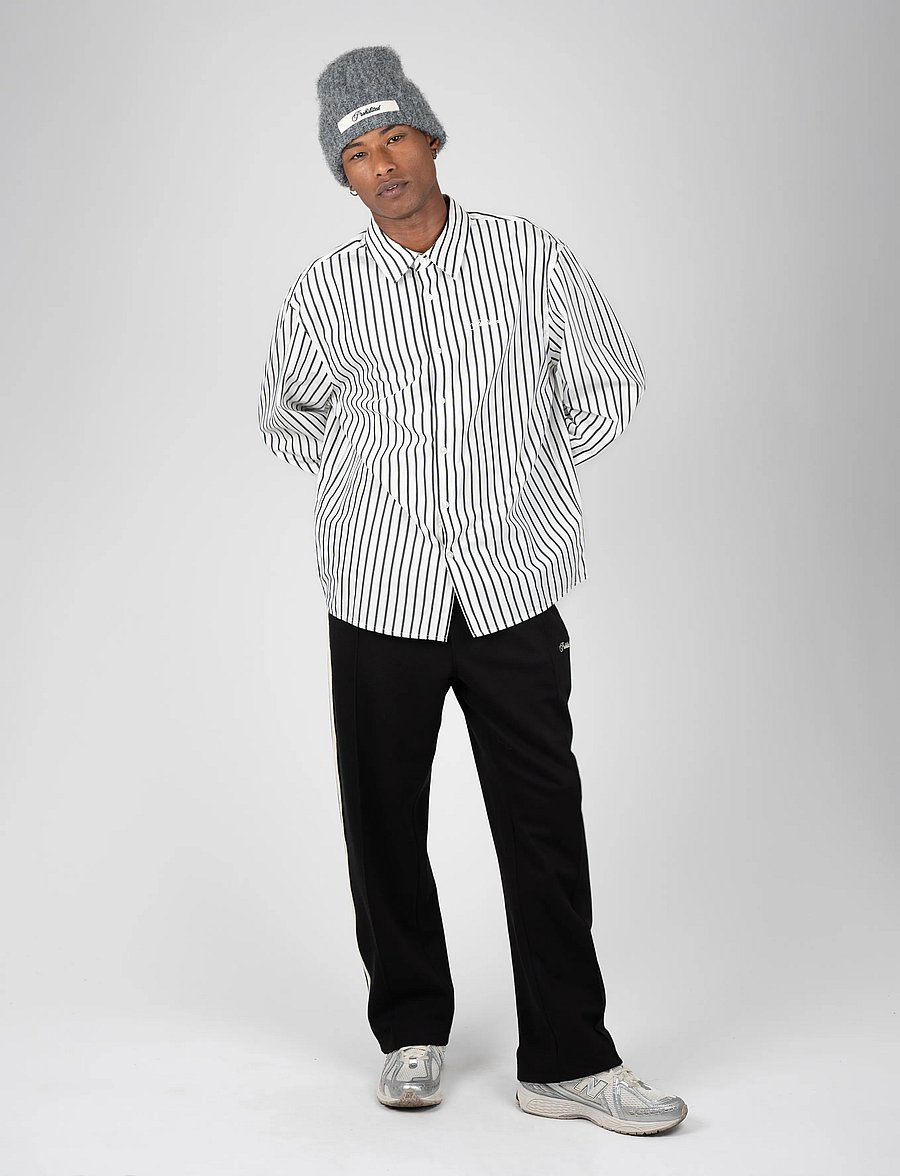Prohibited - Reverse Dress Shirt - gestreifte hemden - white - 0