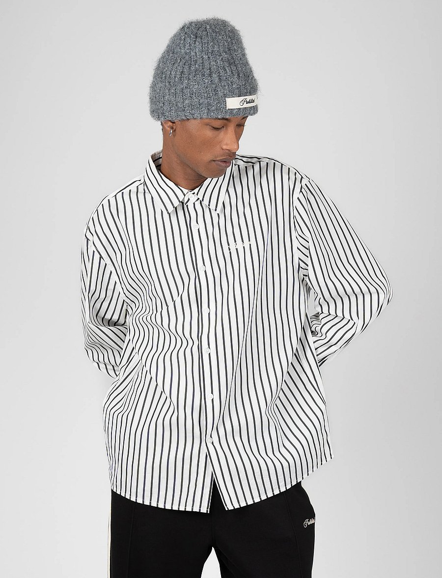 Prohibited - Reverse Dress Shirt - gestreifte hemden - white - 4