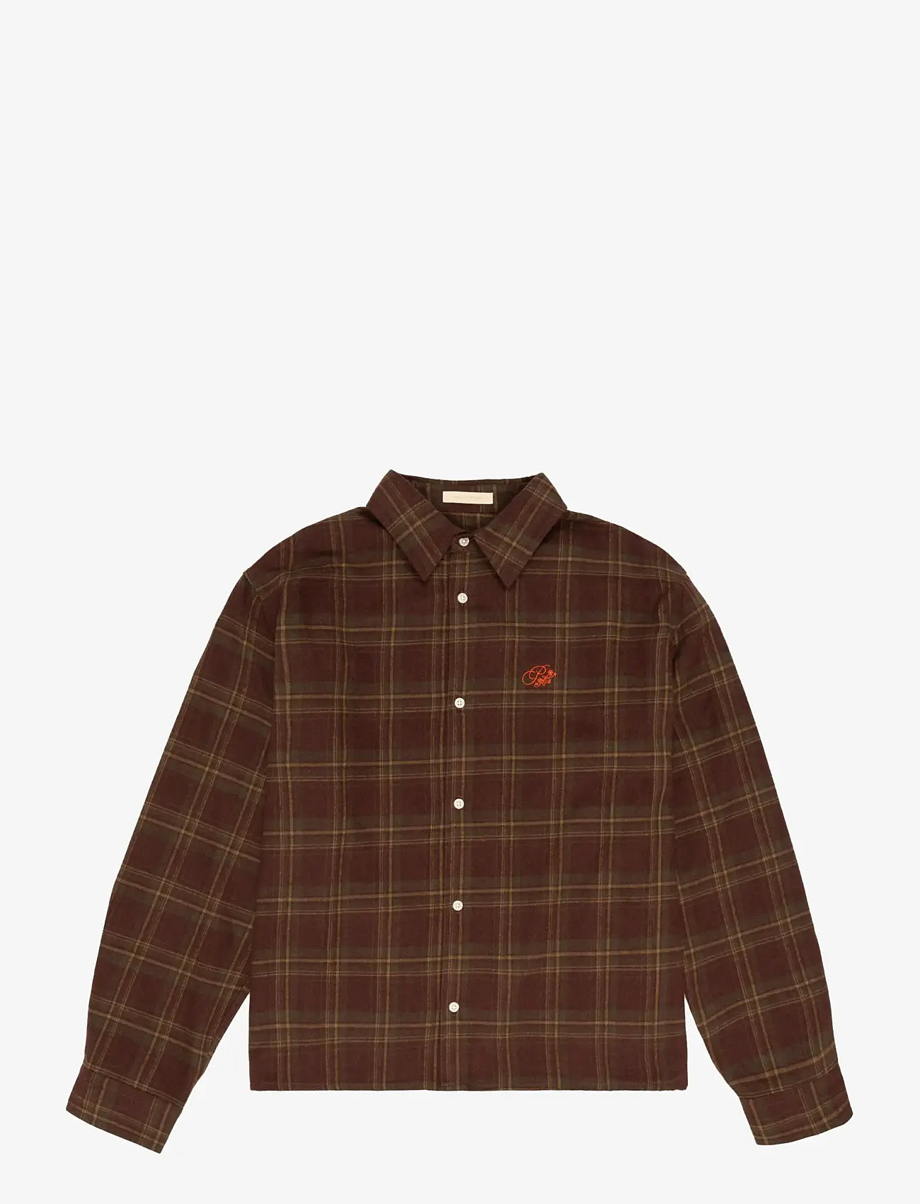 Prohibited - Timber Flannel Shirt - langærmede skjorter - bordeaux - 1