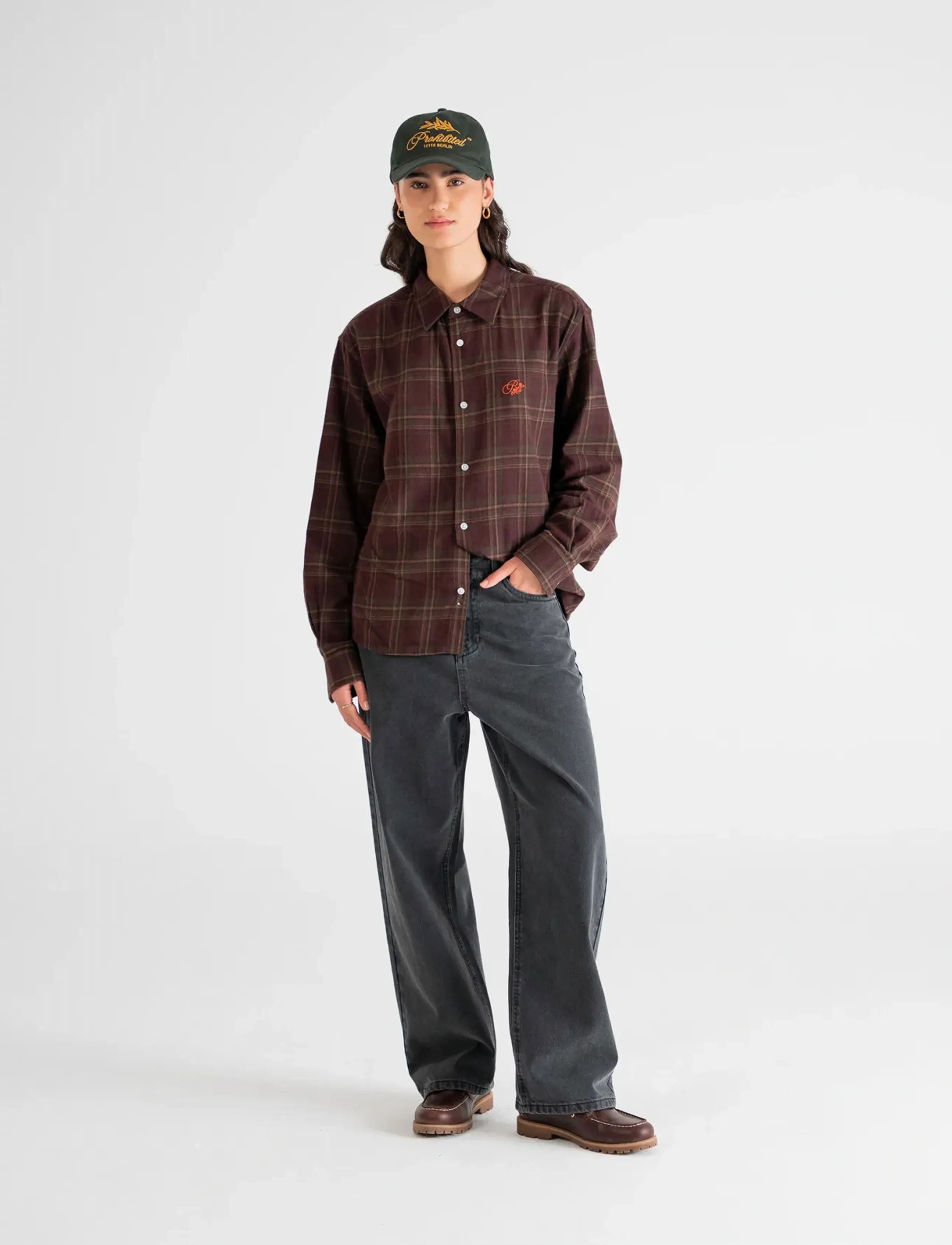 Prohibited - Timber Flannel Shirt - bordeaux - 2