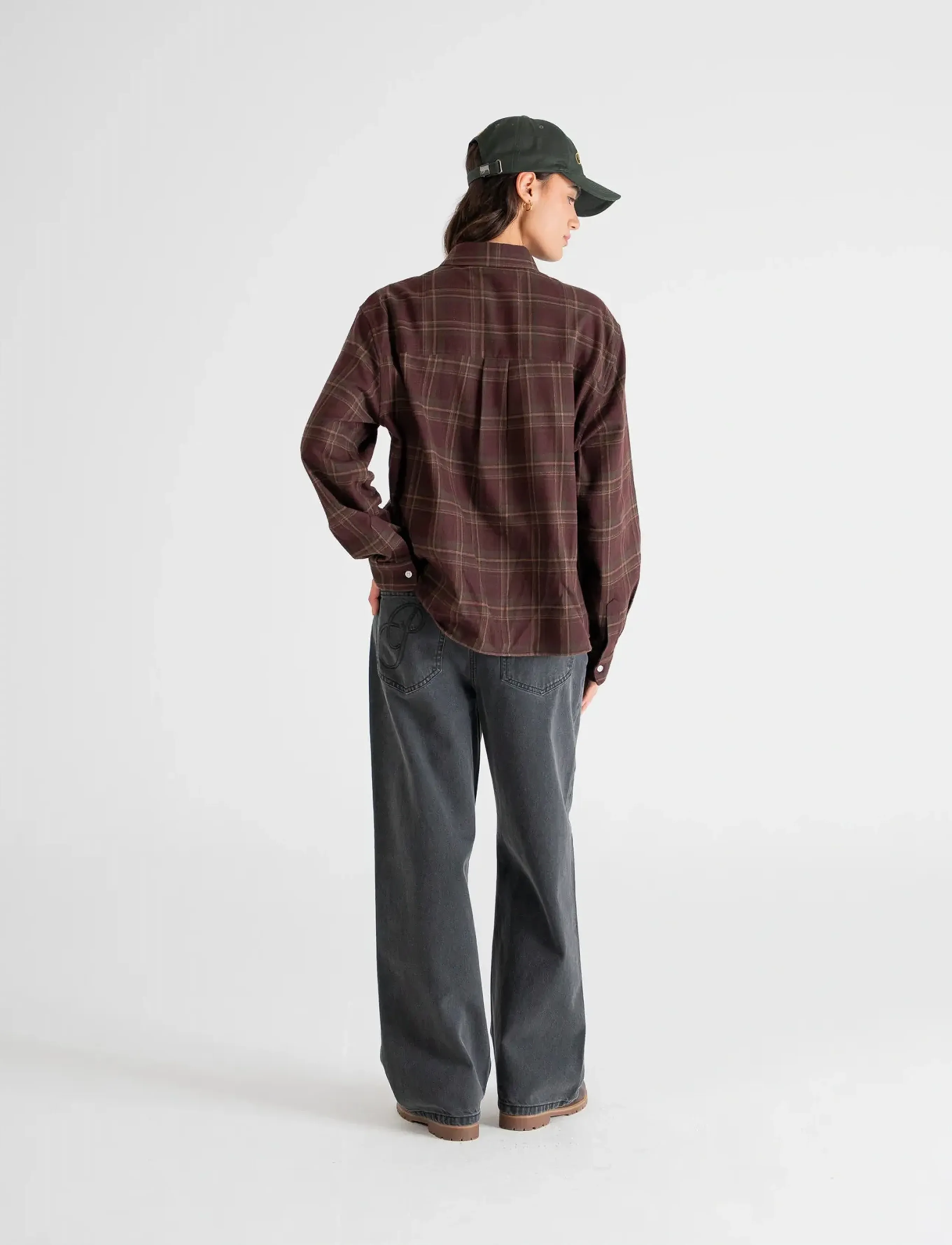 Prohibited - Timber Flannel Shirt - bordeaux - 3