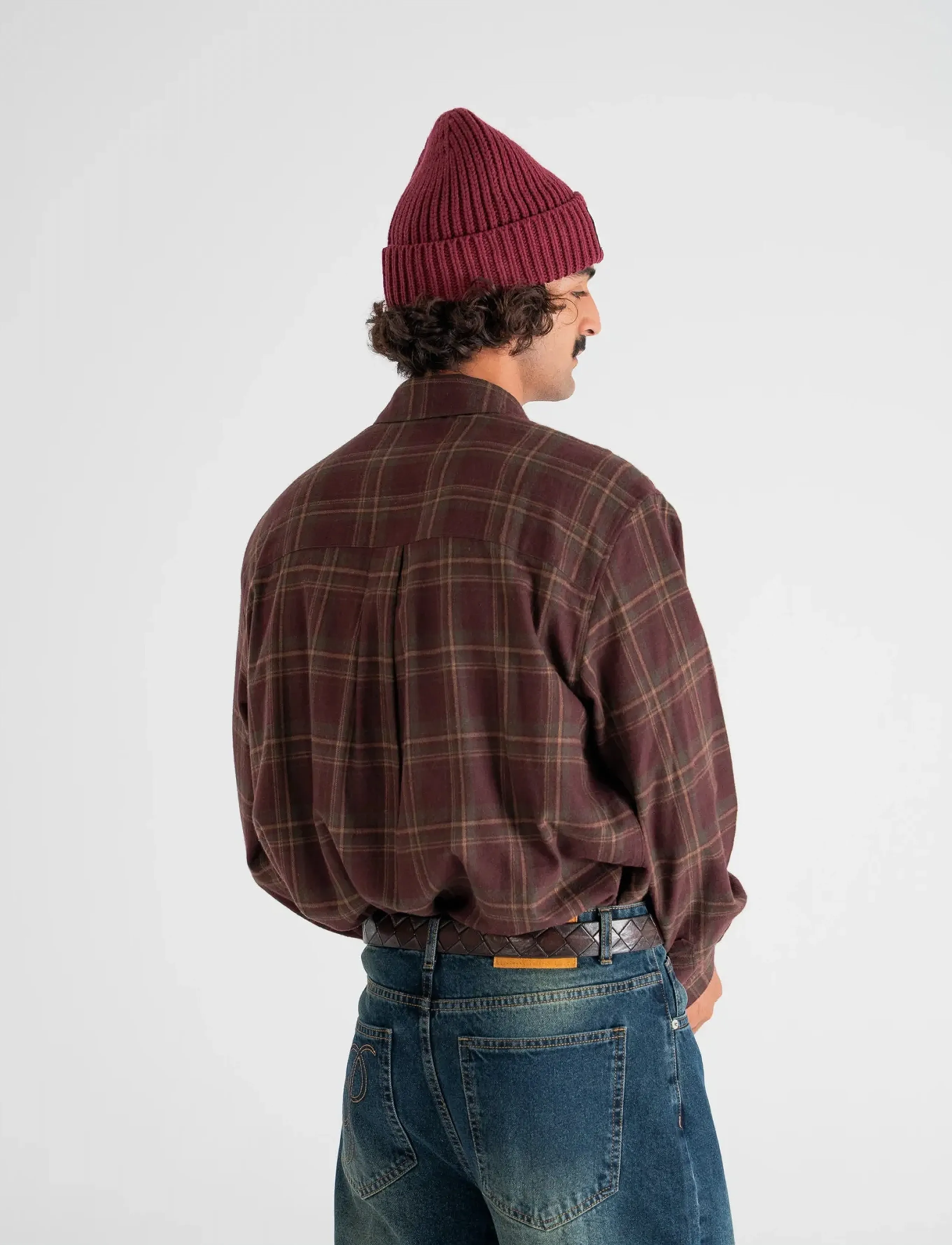 Prohibited - Timber Flannel Shirt - bordeaux - 5