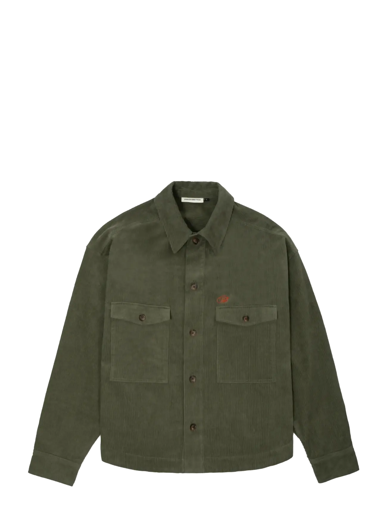 PROHIBITED Ranger Kordsamt Overshirt Grün - S - Damen