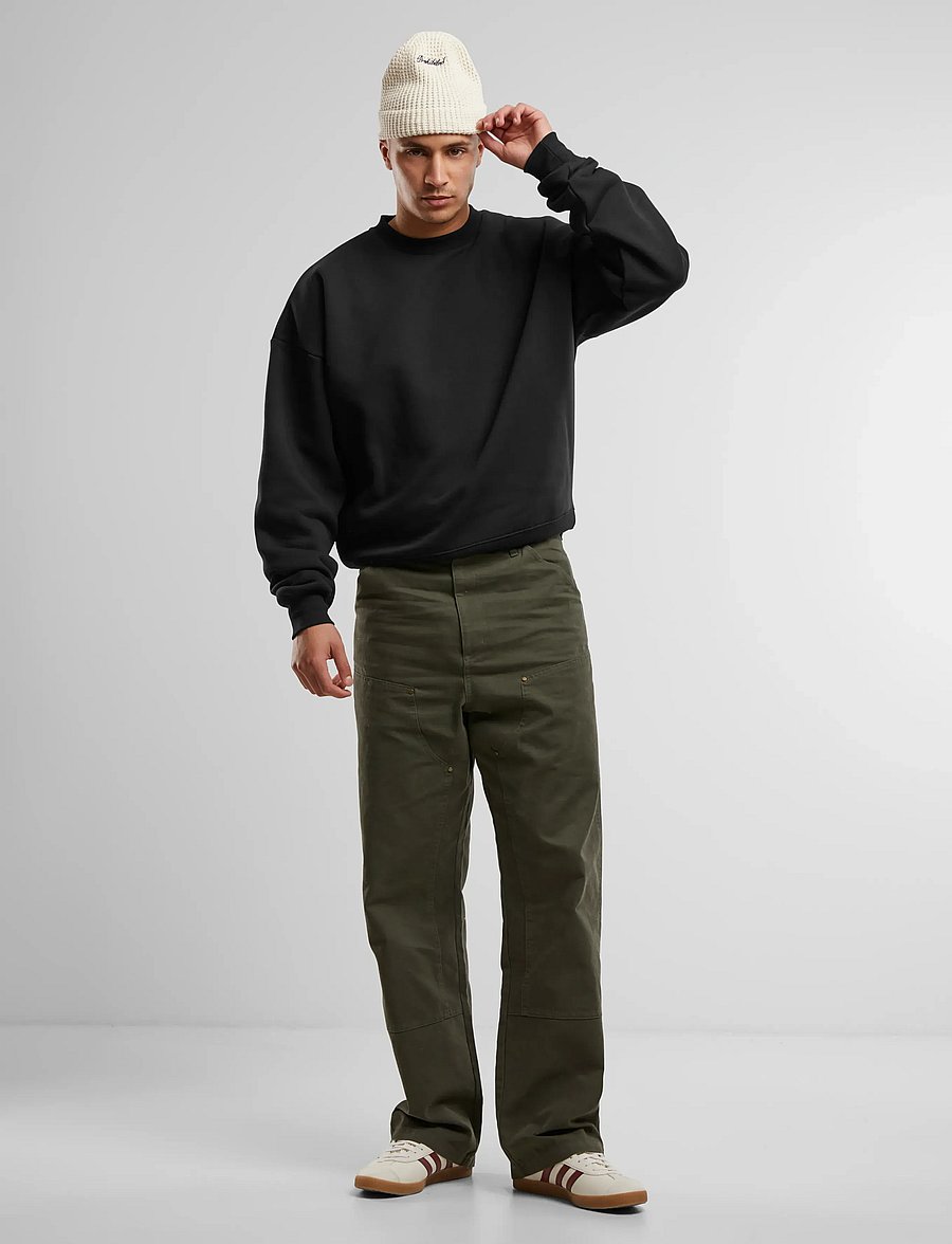 Prohibited - Oversized Crew Neck Black - sweatshirts - black - 4
