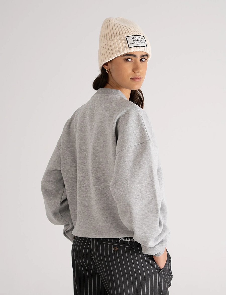 Prohibited - Legacy Crew Neck - vardagsstil - grey melange - 5