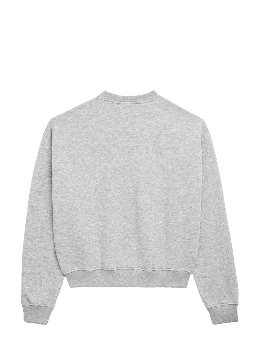 Prohibited - Emblem Patch Crew Neck - sweatshirts - grey melange - 2