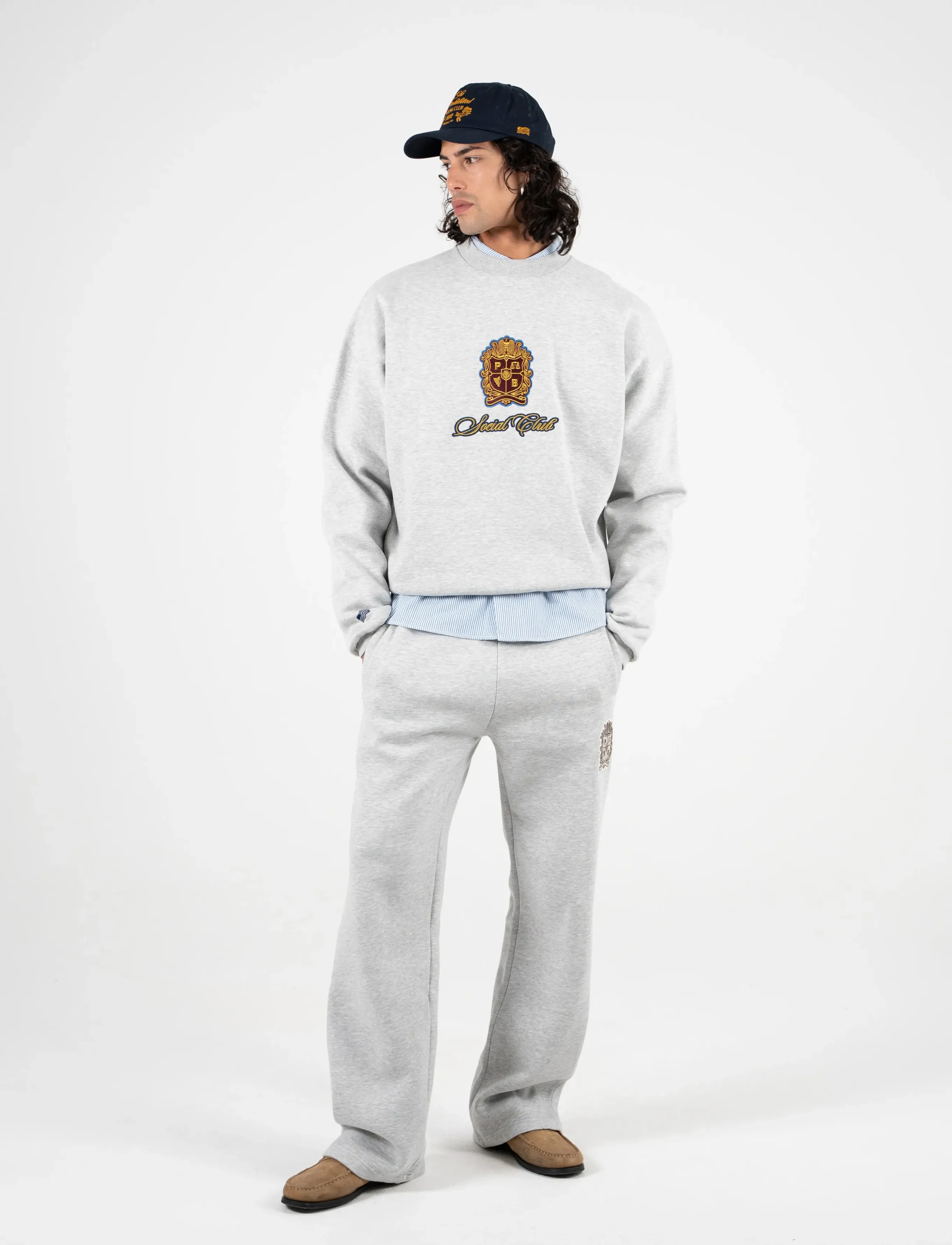 Prohibited Emblem Patch Crew Neck sweatshirts dam – bild 5