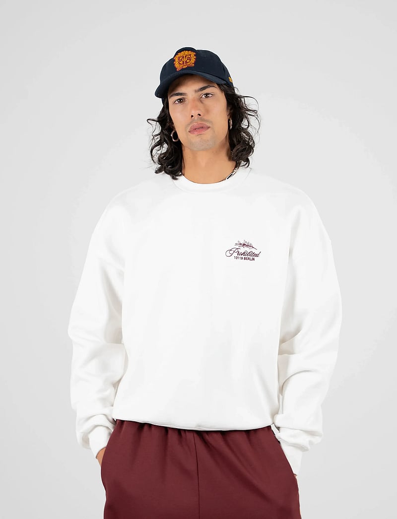 Prohibited Pb Leaf Crew Neck Off-white (PRH10800620002 ...