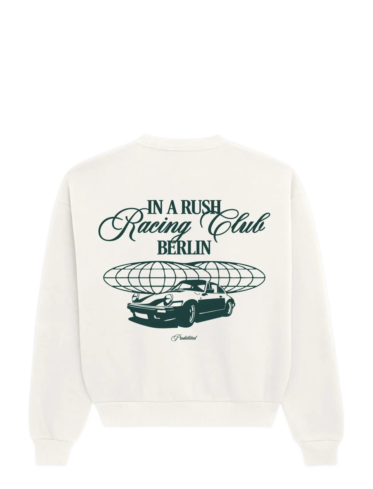 Prohibited - In A Rush Crew Neck Off-White - striktrøjer - off-white - 2
