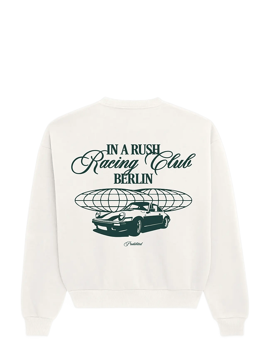 Prohibited - In A Rush Crew Neck Off-White - striktrøjer - off-white - 2