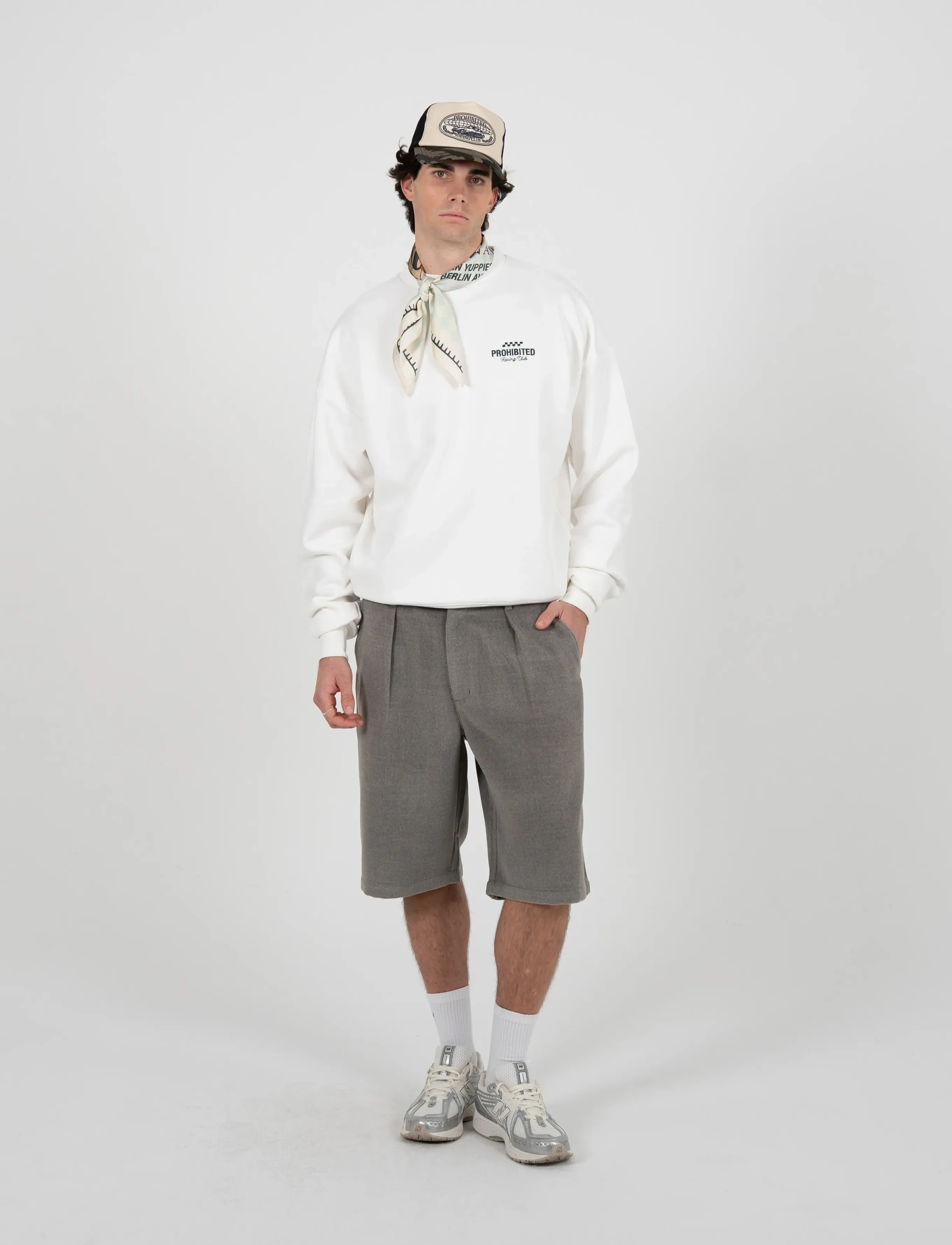 Prohibited In A Rush Crew Neck Off-White - Sweatshirts - OFF-WHITE / cream