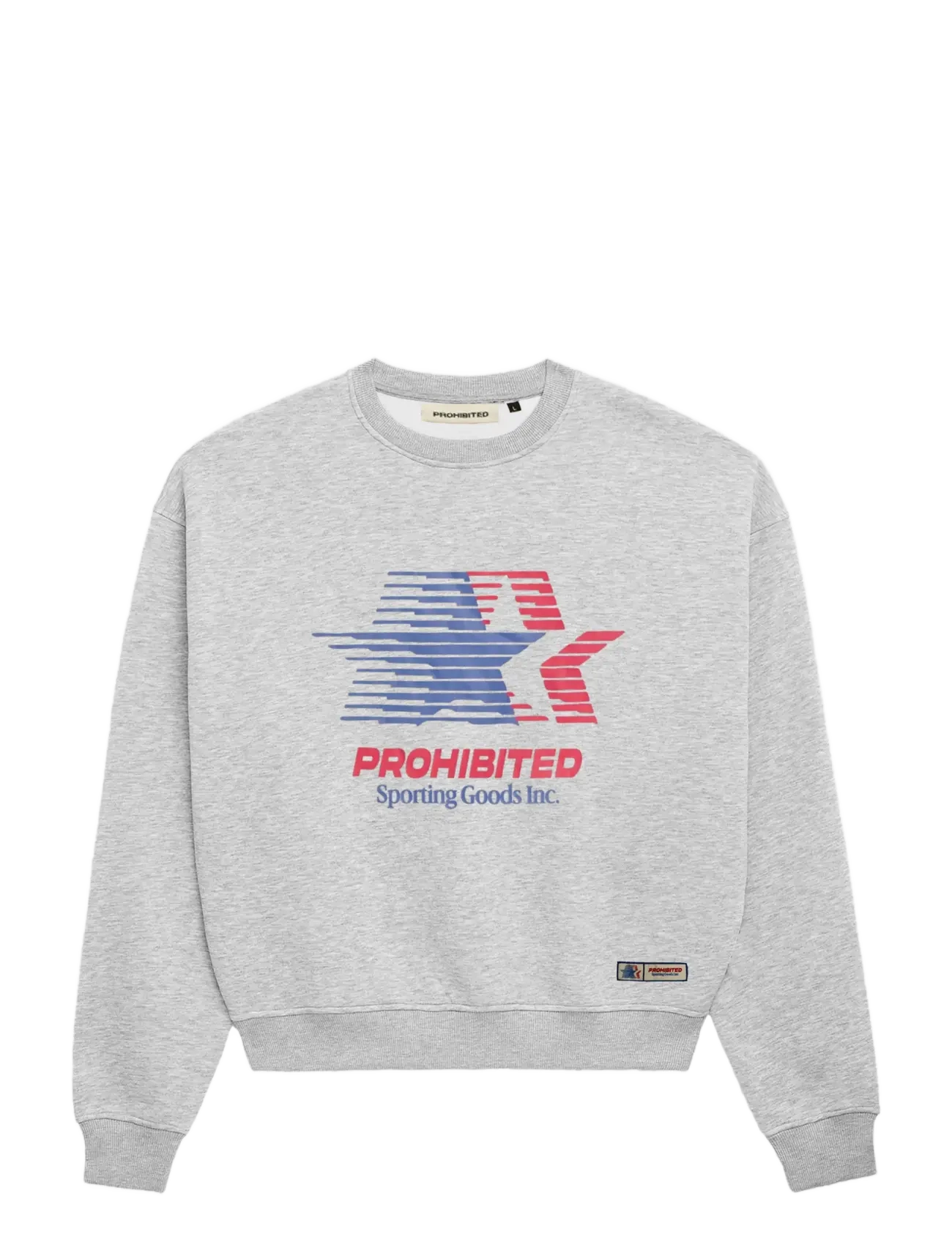 PROHIBITED Sporting Goods Crew Neck Grau - S - Herren