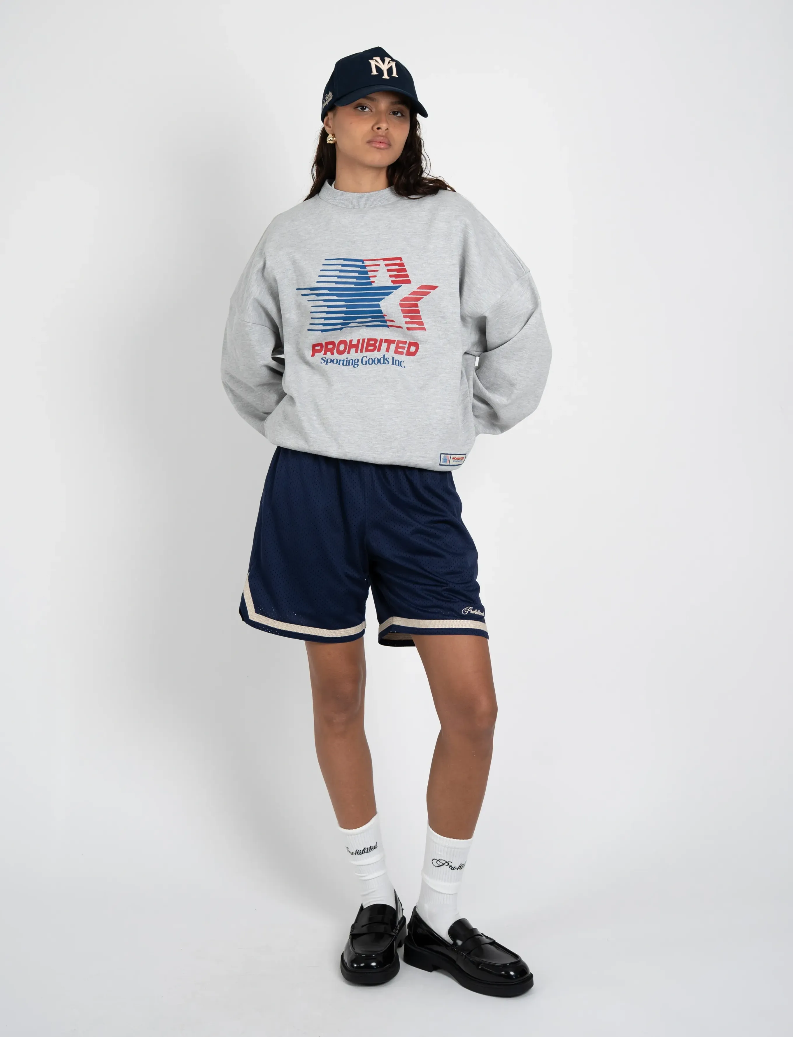 Prohibited - Sporting Goods Crew Neck - vacation essentials - grey melange - 5