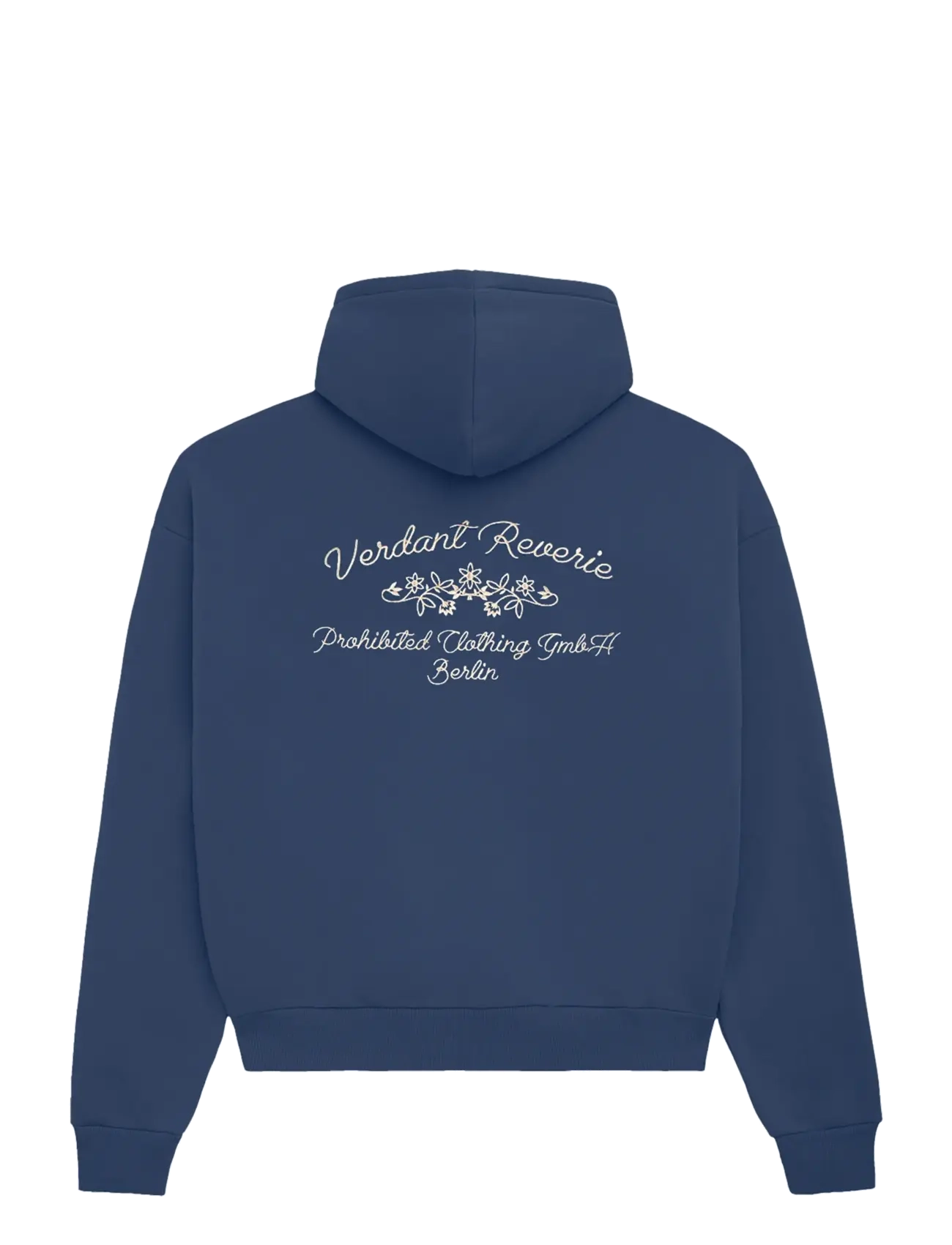 Verdant Reverie Hoodie - BLUE