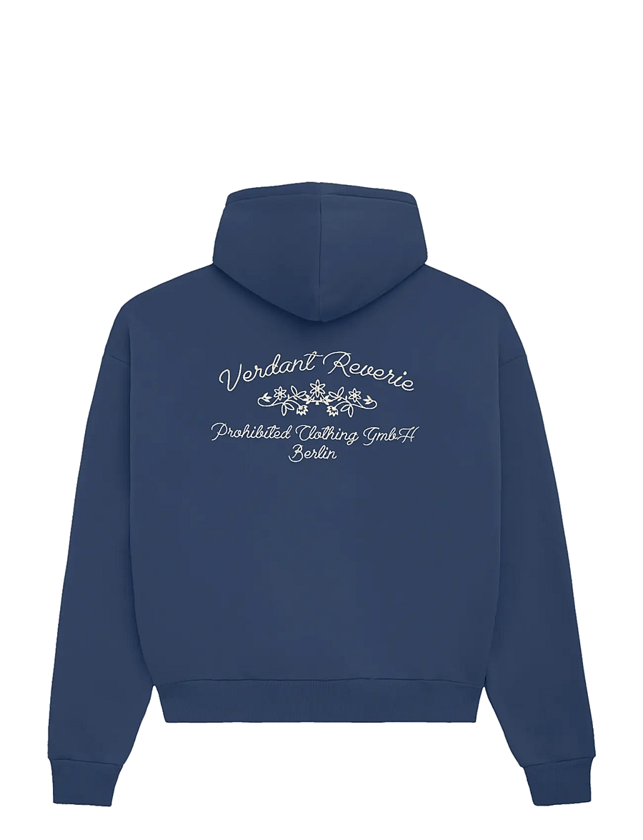 Prohibited - Verdant Reverie Hoodie - blue - 1