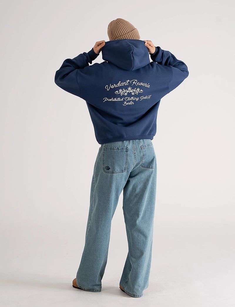 Prohibited - Verdant Reverie Hoodie - kapuzenpullover - blue - 0