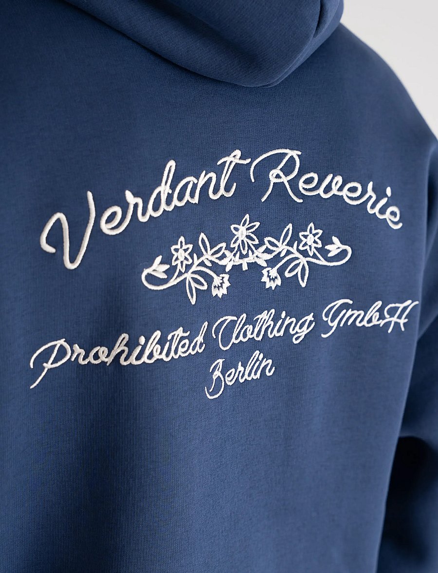 Prohibited - Verdant Reverie Hoodie - blue - 5