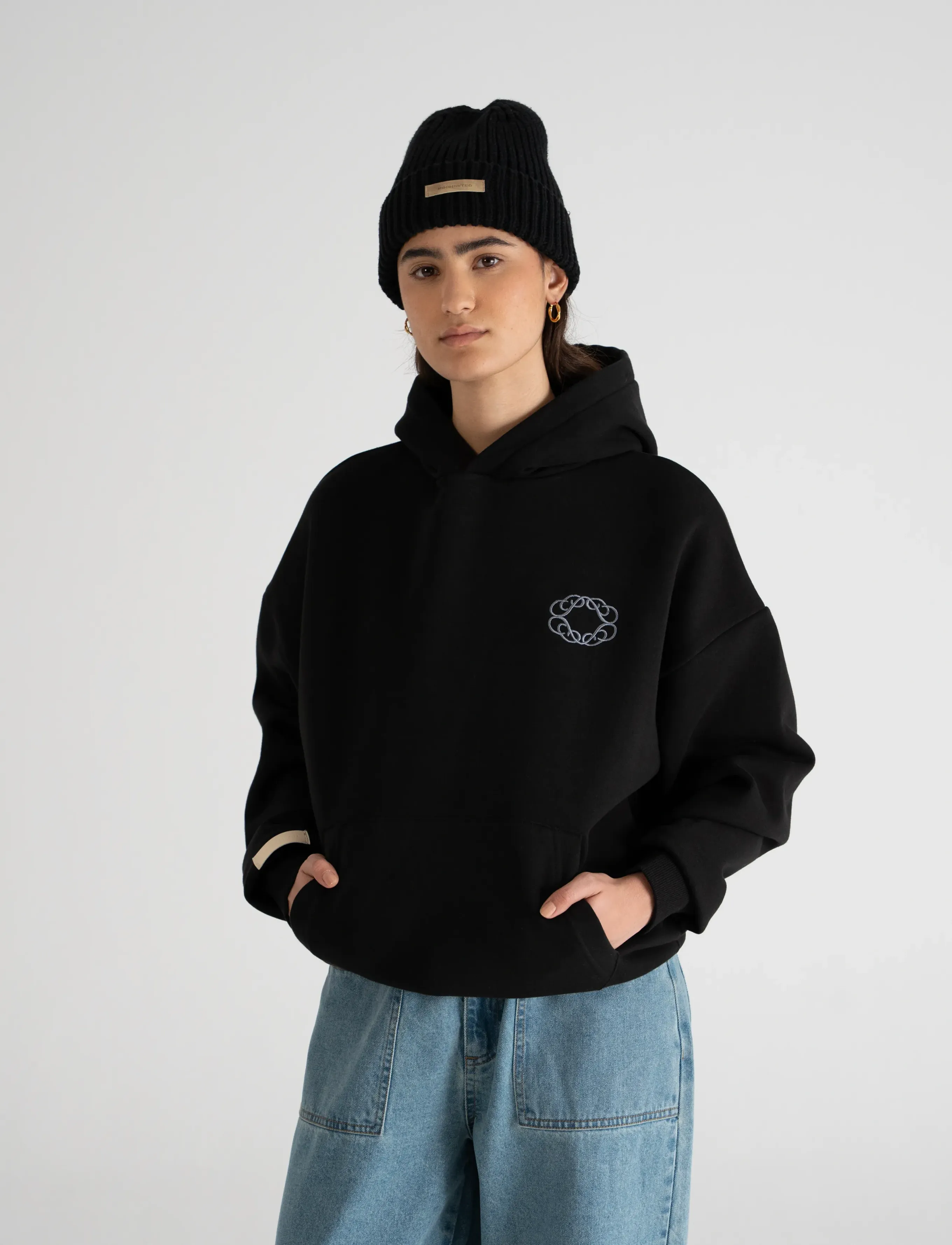 Prohibited Legacy Hoodie, M, Sweatshirts & Hoodies, Schwarz - Frauen