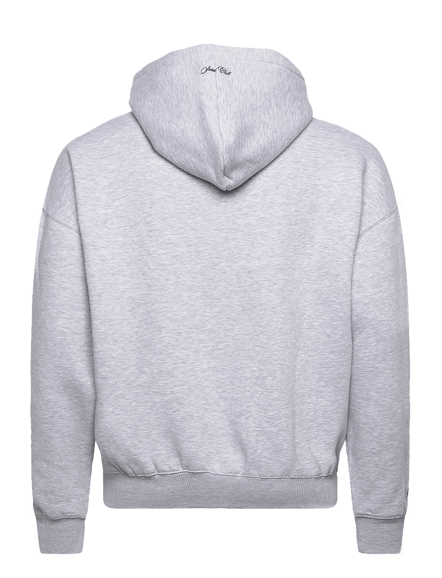 Prohibited - Emblem Patch Hoodie - kapuzenpullover - grey melange - 2