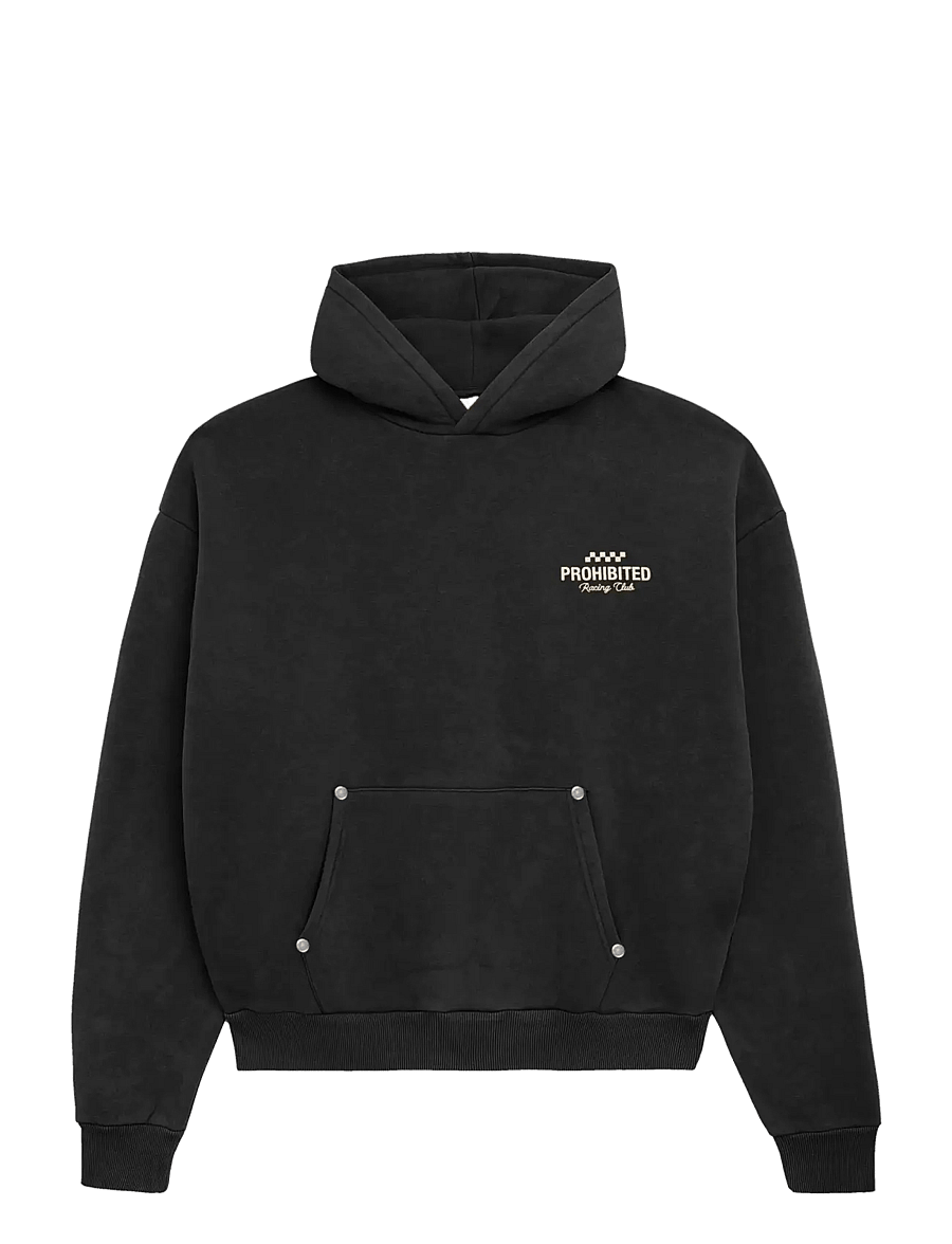 Prohibited - Racing Club Hoodie Black (SW) - kapuzenpullover - black (sw) - 1