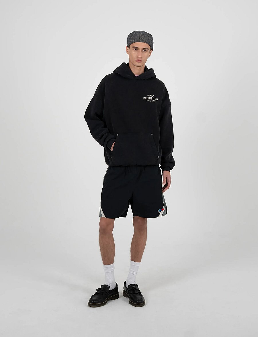 Prohibited - Racing Club Hoodie Black (SW) - kapuzenpullover - black (sw) - 0
