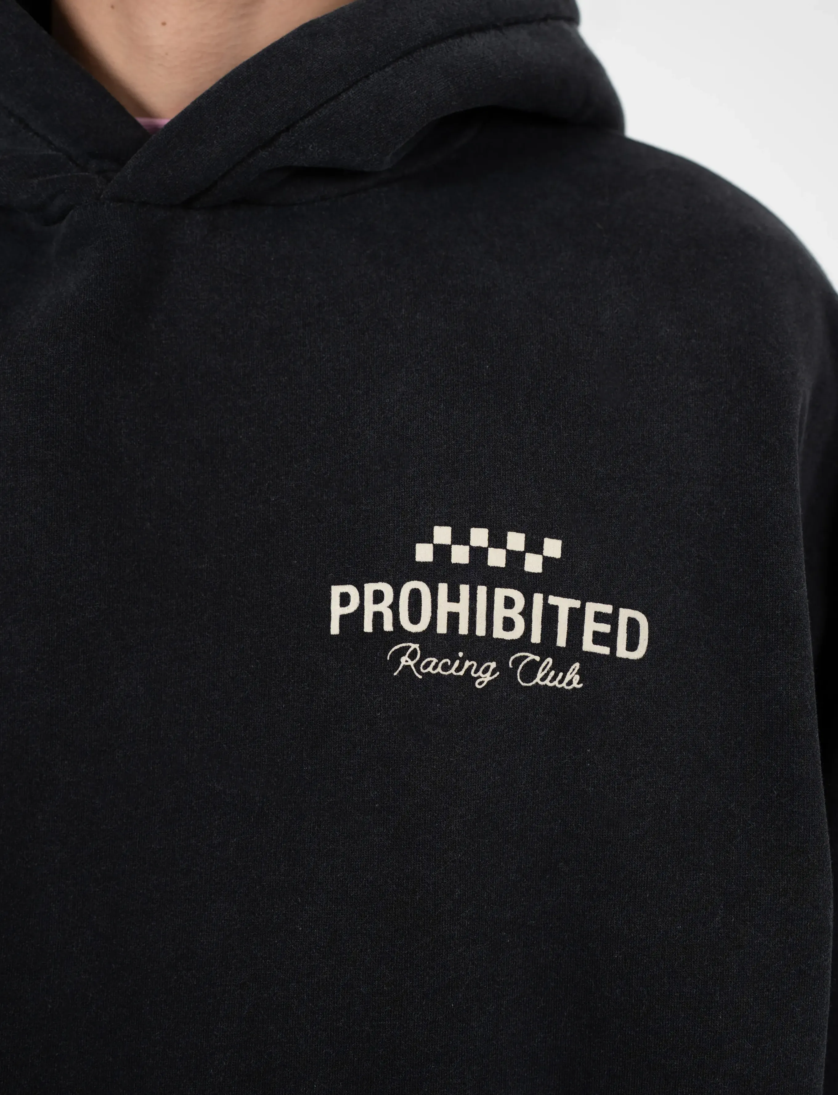 Prohibited Racing Club Hoodie Black (Sw) herr – bild 8