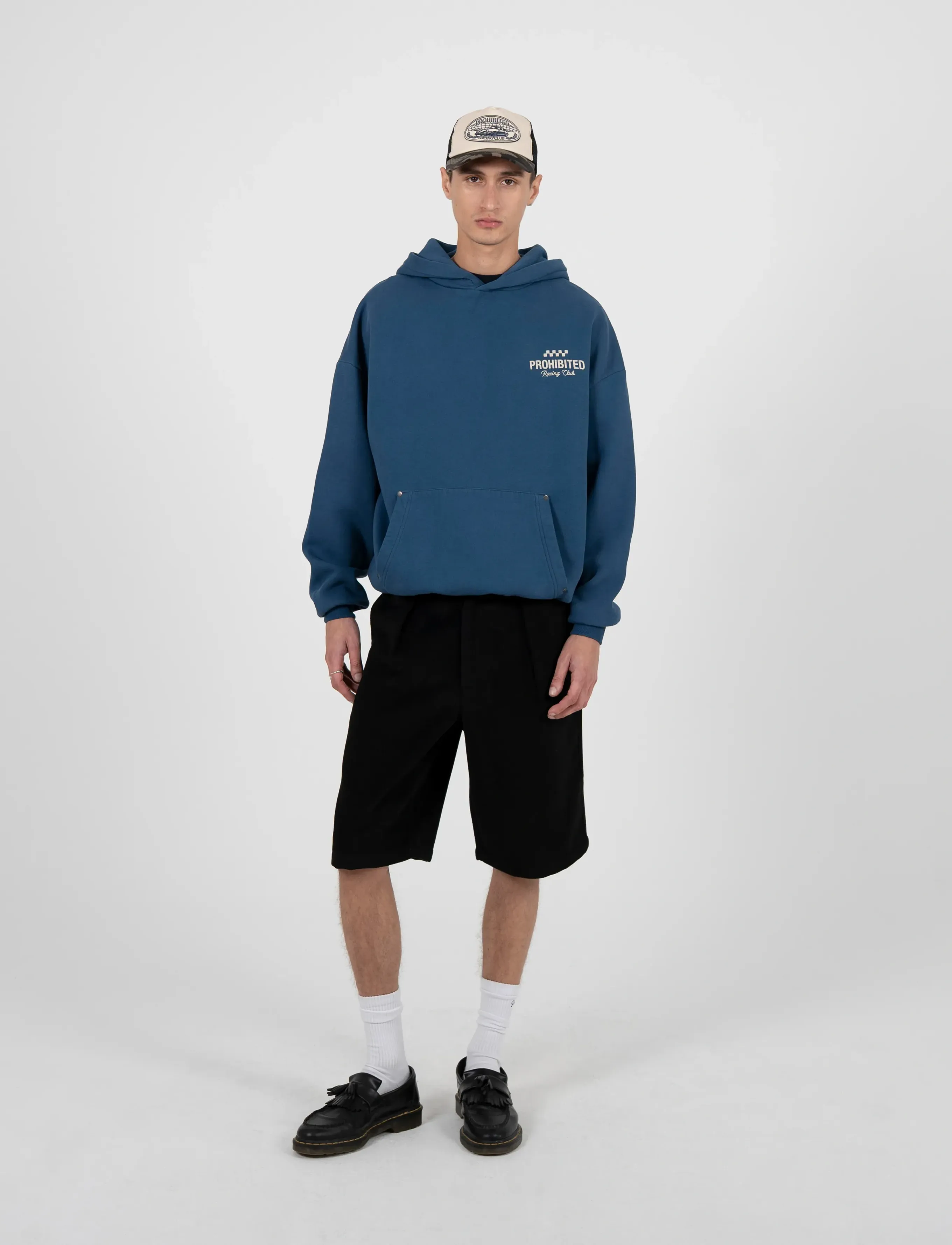 Prohibited - Racing Club Hoodie Blue (SW) - hoodies - blue (sw) - 2