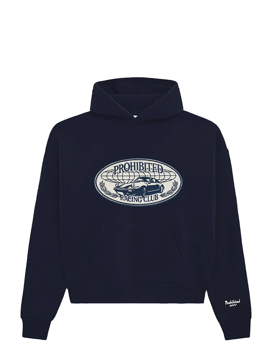Prohibited - Racecore Hoodie Deep Blue - herbstjacken - deep blue - 1