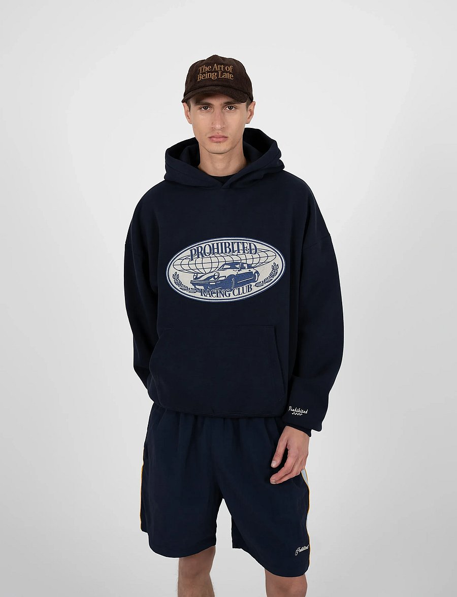 Prohibited - Racecore Hoodie Deep Blue - herbstjacken - deep blue - 0
