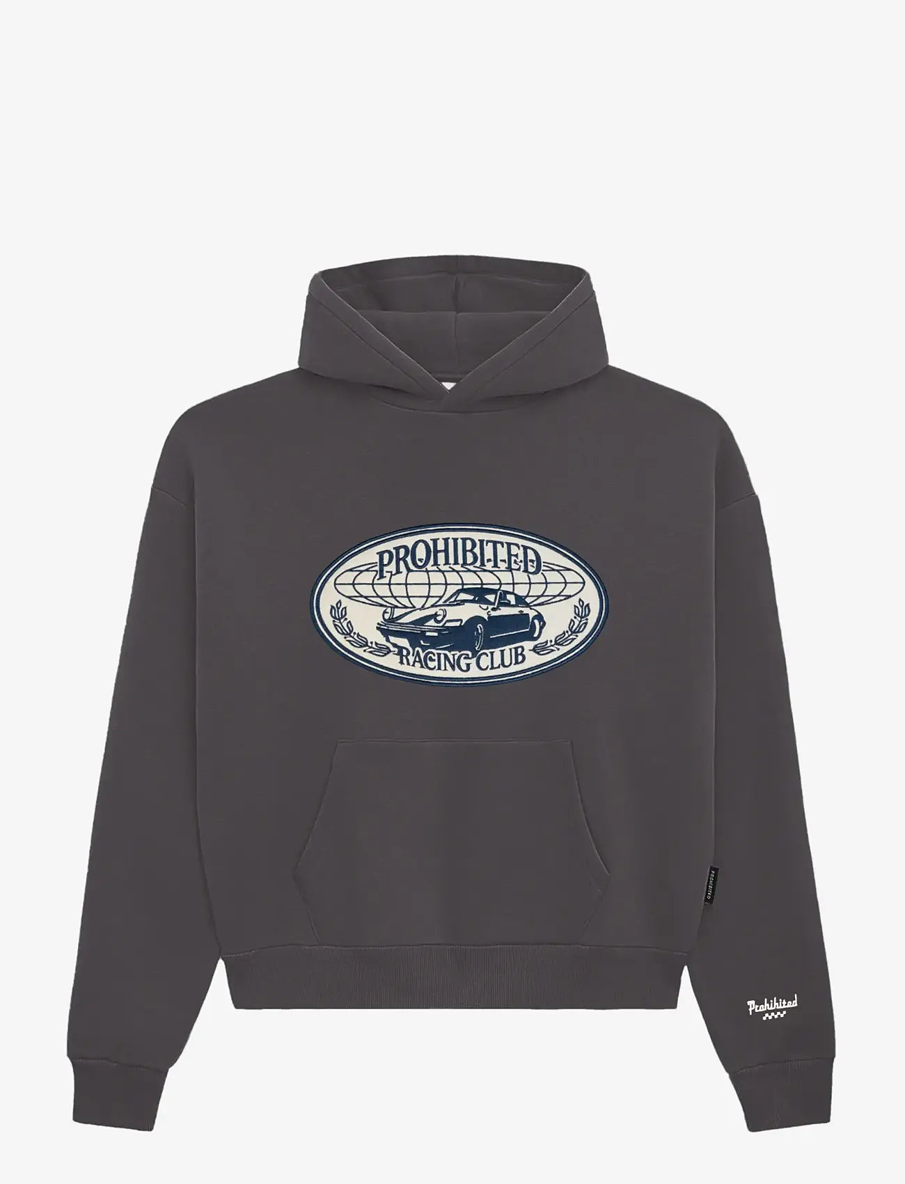 Prohibited - Racecore Hoodie Slate Blue - vårjackor - slate blue - 1