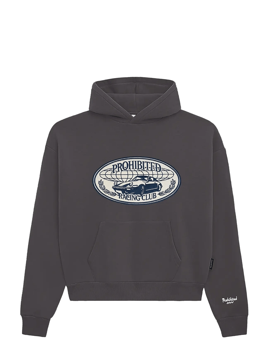 Prohibited - Racecore Hoodie Slate Blue - höstjackor - slate blue - 1