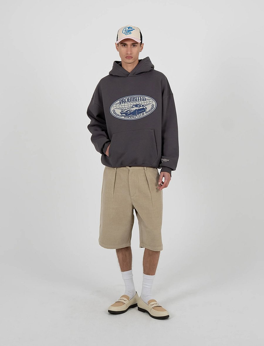 Prohibited - Racecore Hoodie Slate Blue - höstjackor - slate blue - 0