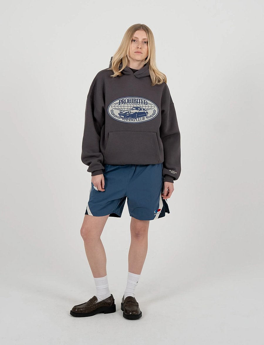 Prohibited - Racecore Hoodie Slate Blue - höstjackor - slate blue - 5