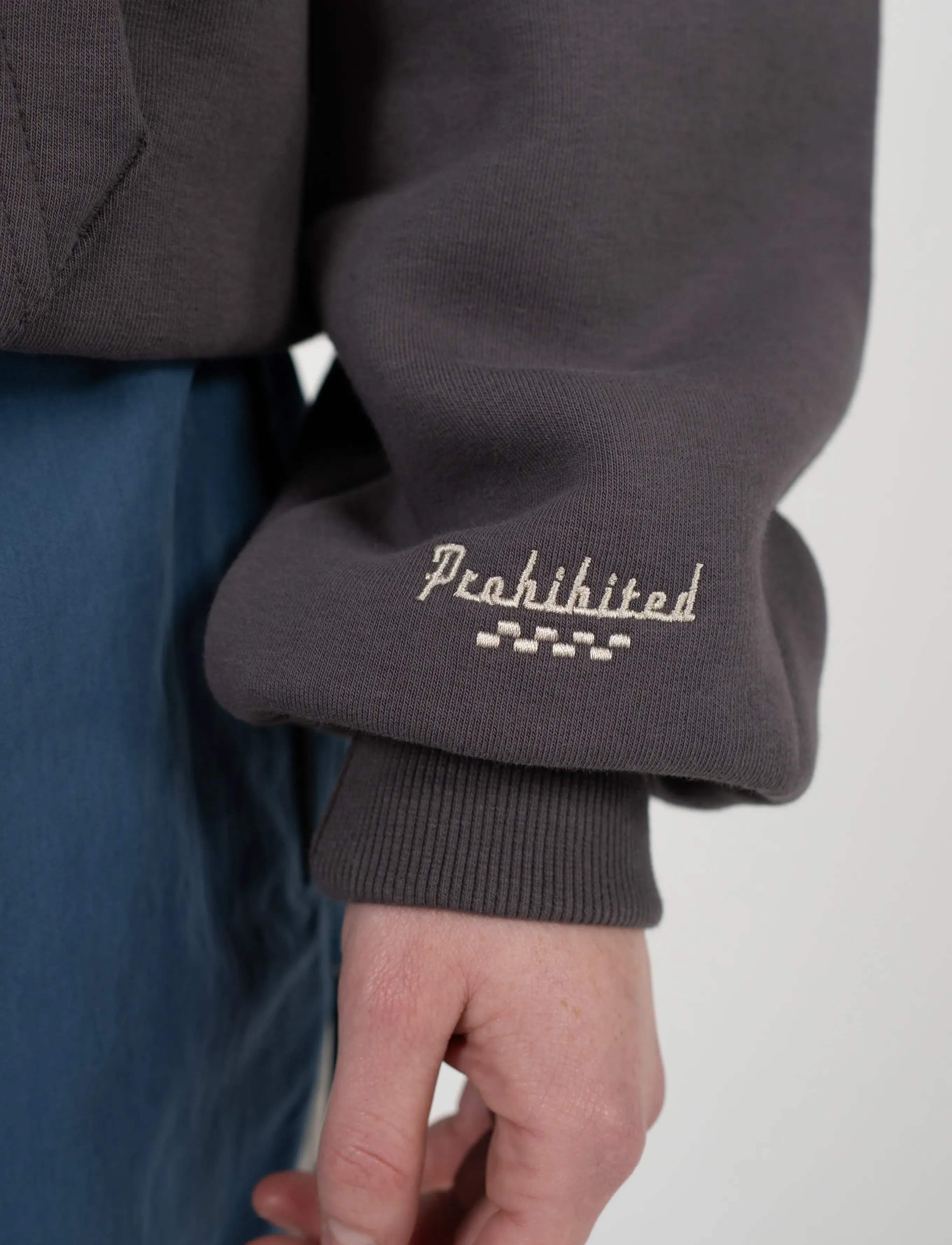 Prohibited Racecore Hoodie Slate Blue herr – bild 7