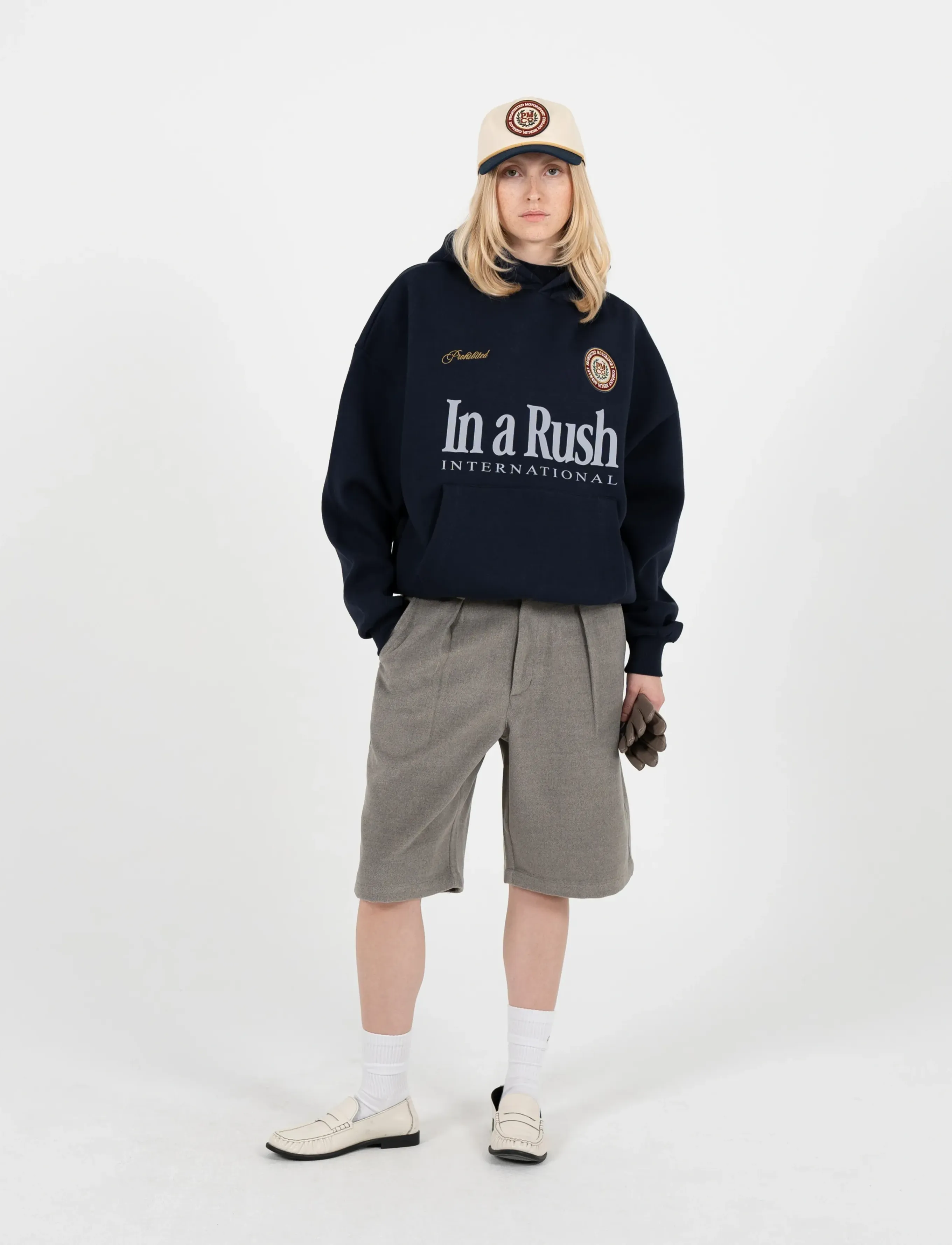 Prohibited - International Hoodie Deep Blue - kapuzenpullover - deep blue - 5