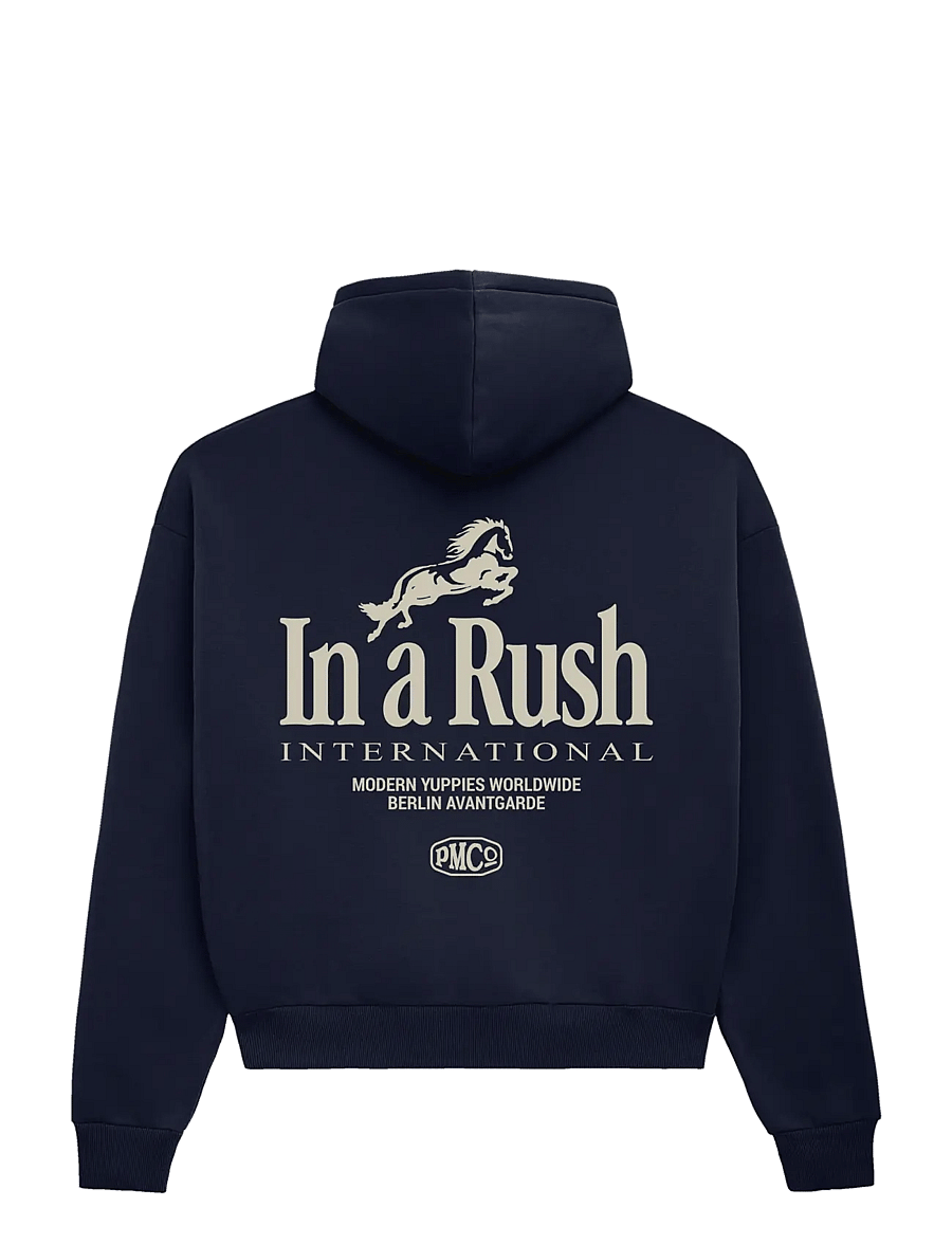 Prohibited - Horse Racer Hoodie Deep Blue - hoodies - deep blue - 2