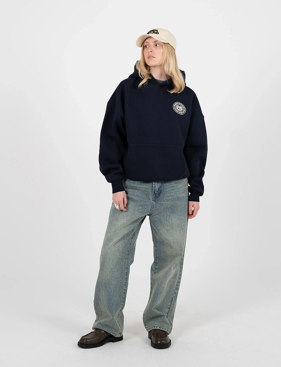 Prohibited - Horse Racer Hoodie Deep Blue - hoodies - deep blue - 5