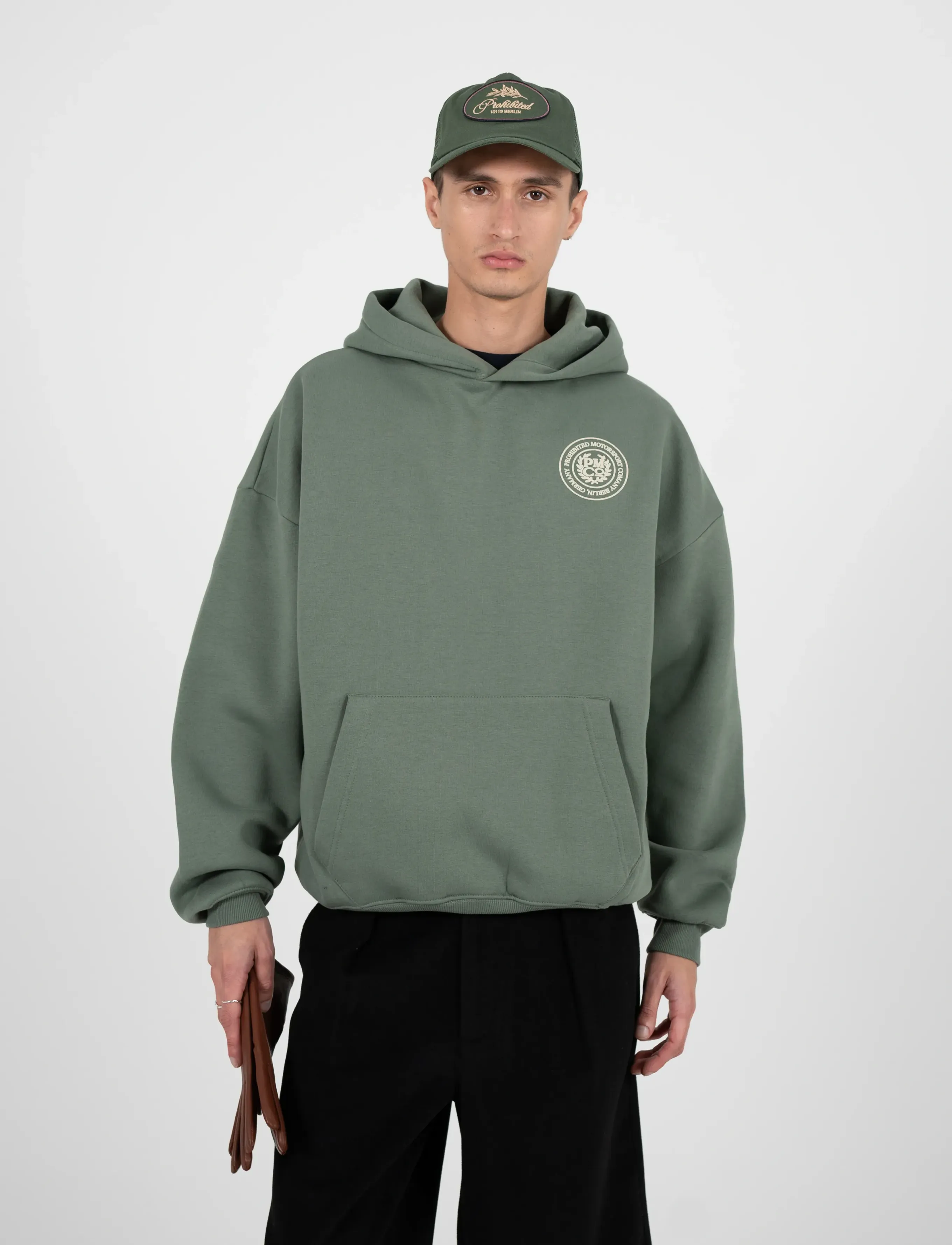 Prohibited - Horse Racer Hoodie Green - hoodies - green - 3