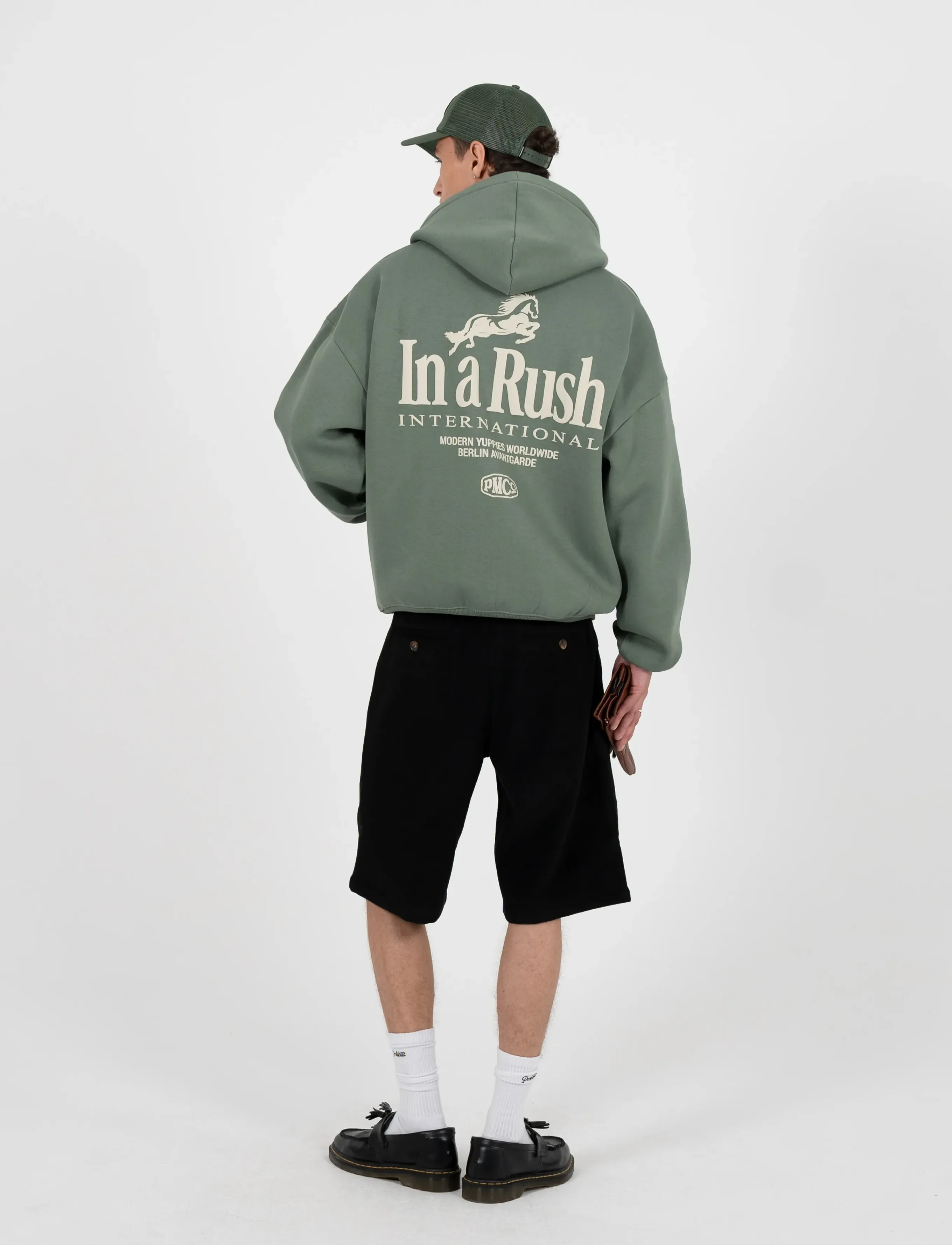 Prohibited - Horse Racer Hoodie Green - hoodies - green - 4