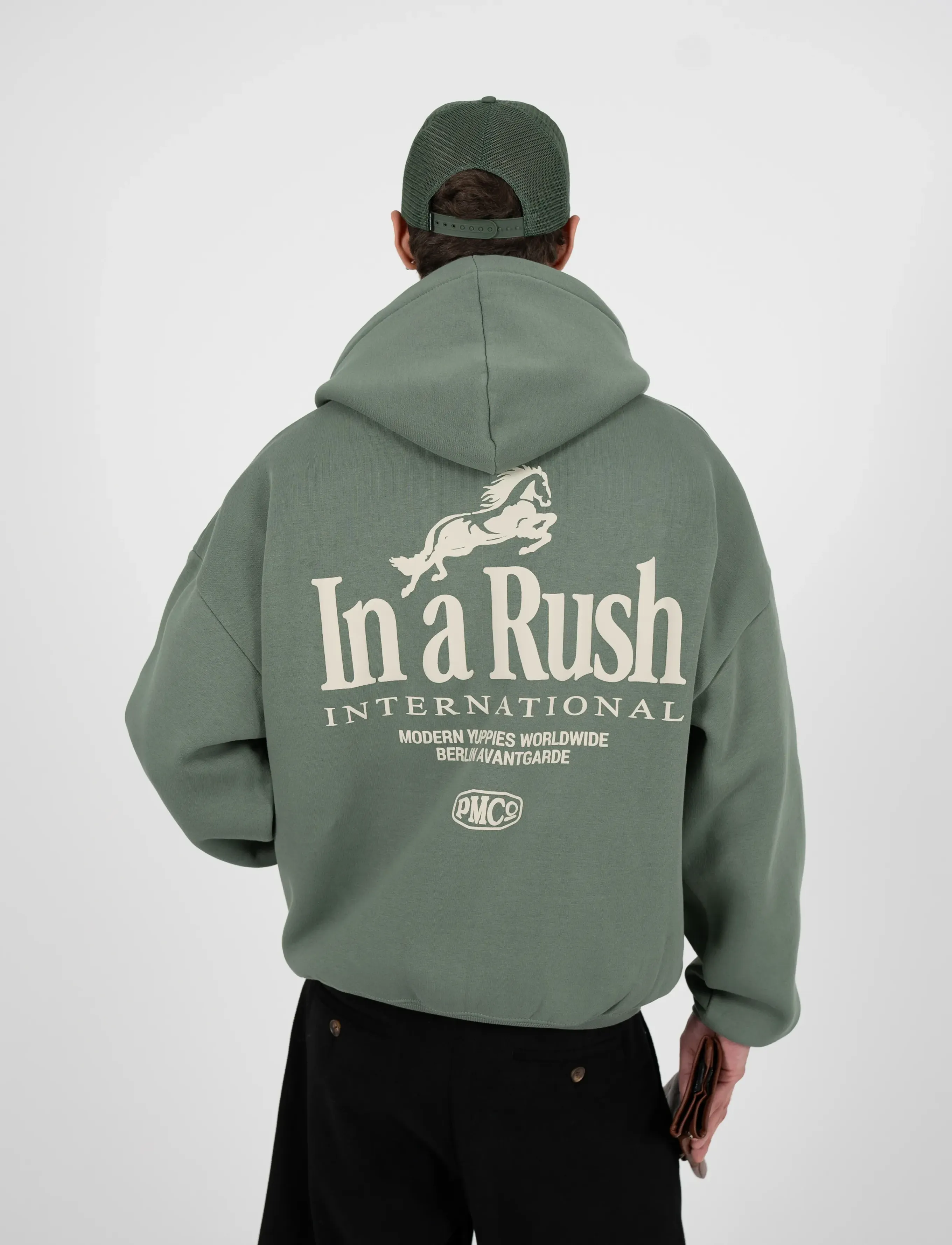 Prohibited - Horse Racer Hoodie Green - hoodies - green - 5