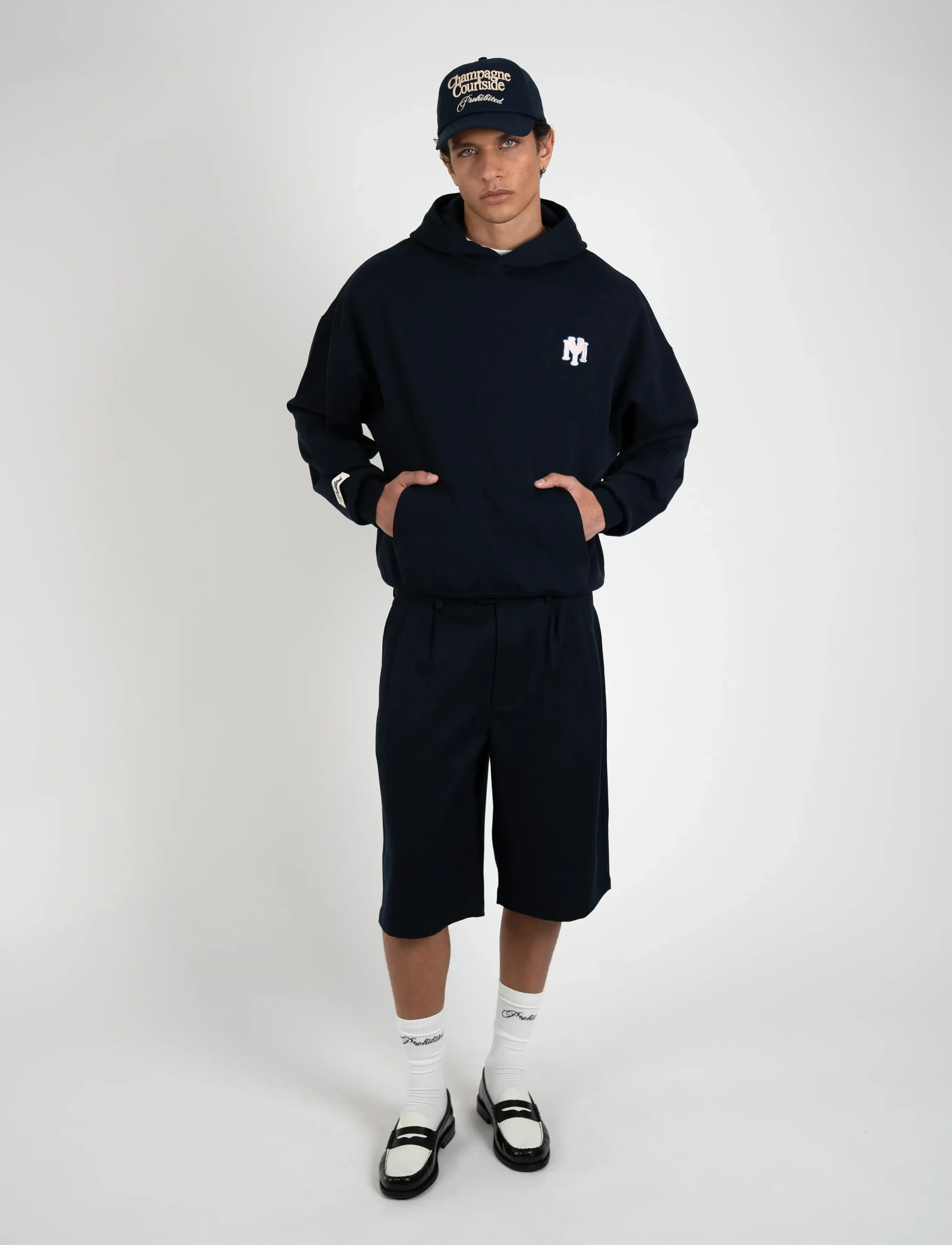 Prohibited Modern Yuppie Hoodie - Dressipluusid ja pusad - DEEP BLUE / navy