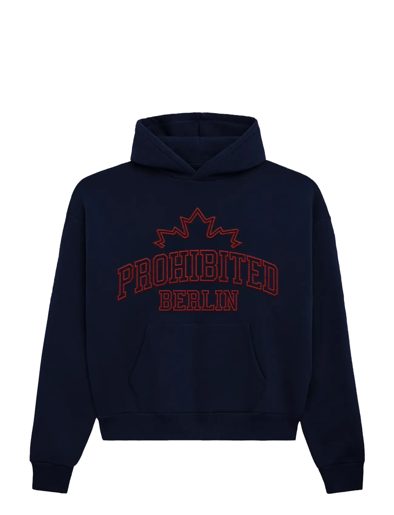 Prohibited - Maple Leaf Hoodie - kapuzenpullover - deep blue - 1