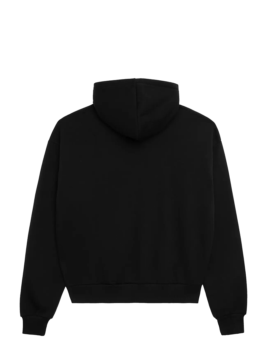 Prohibited - Oversized Zip-Hoodie Black - hettupeysur - black - 2