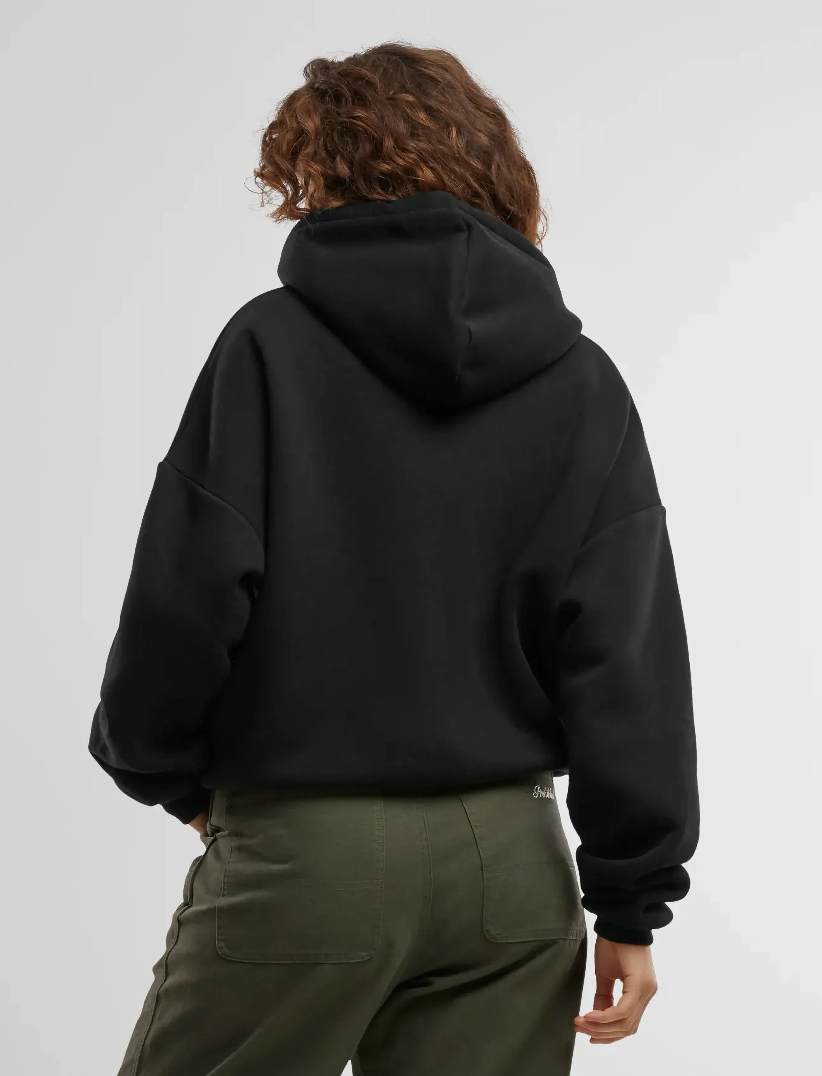 Prohibited - Oversized Zip-Hoodie Black - hoodies - black - 5
