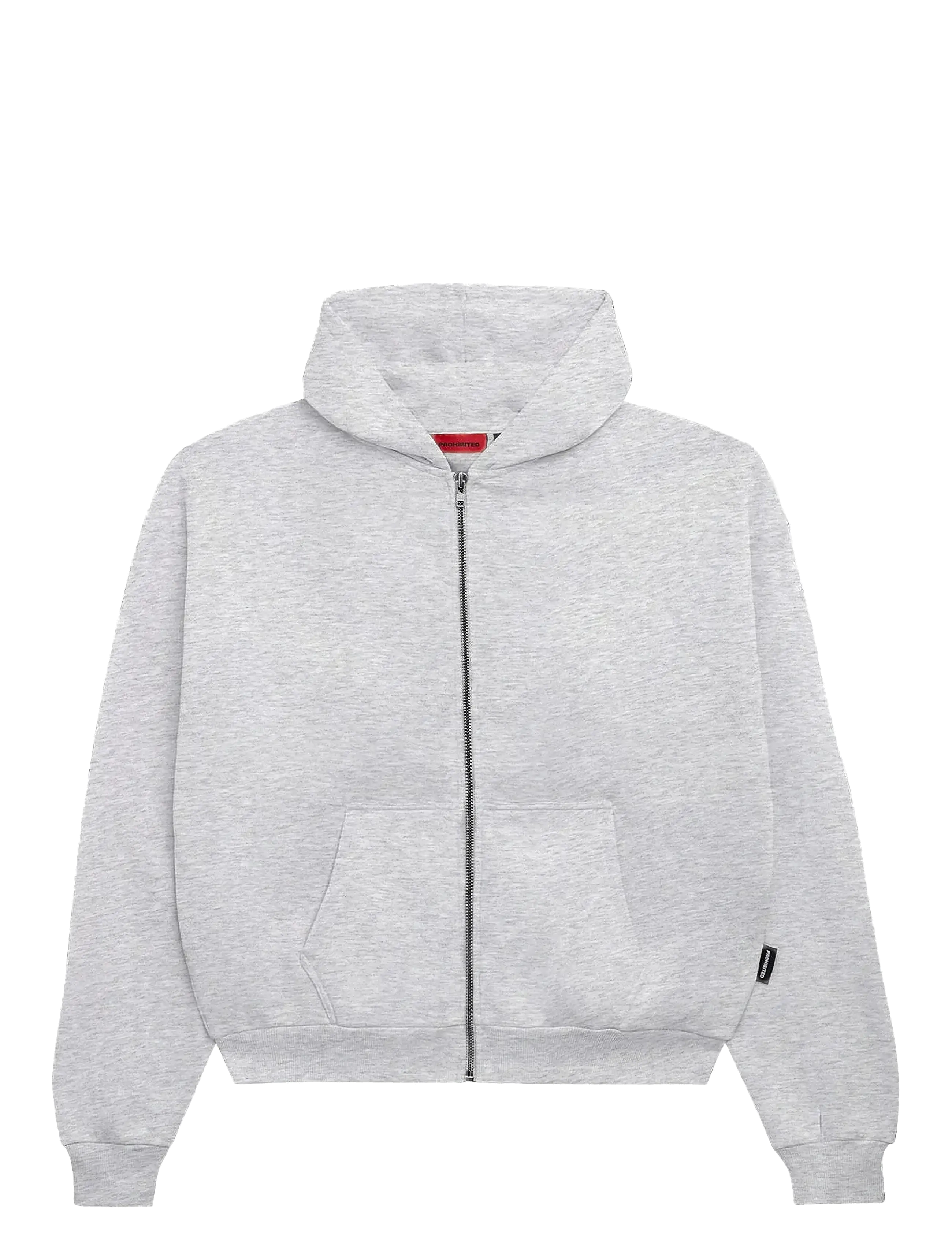 Oversized Zip-Hoodie - GREY (STONE WASHED)